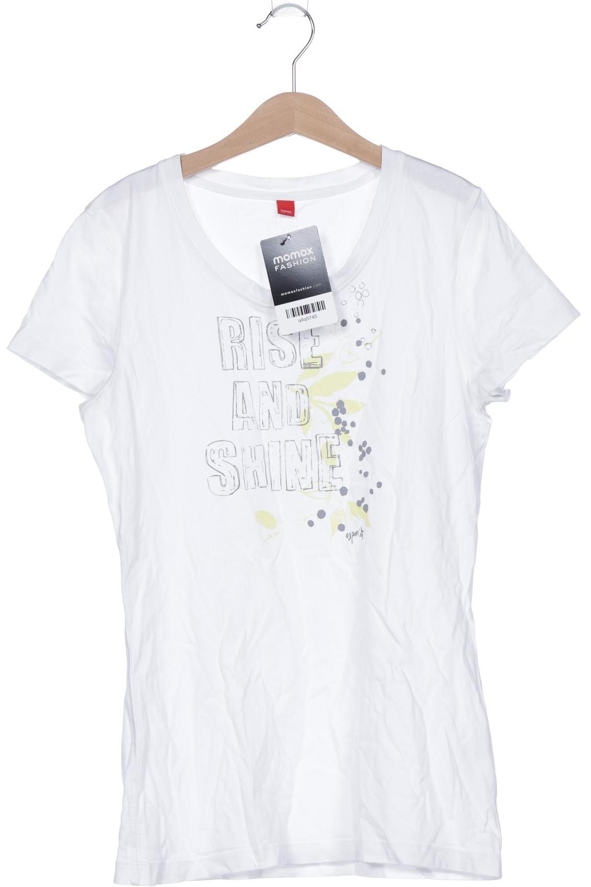 

Esprit Damen T-Shirt, weiß, Gr. 36