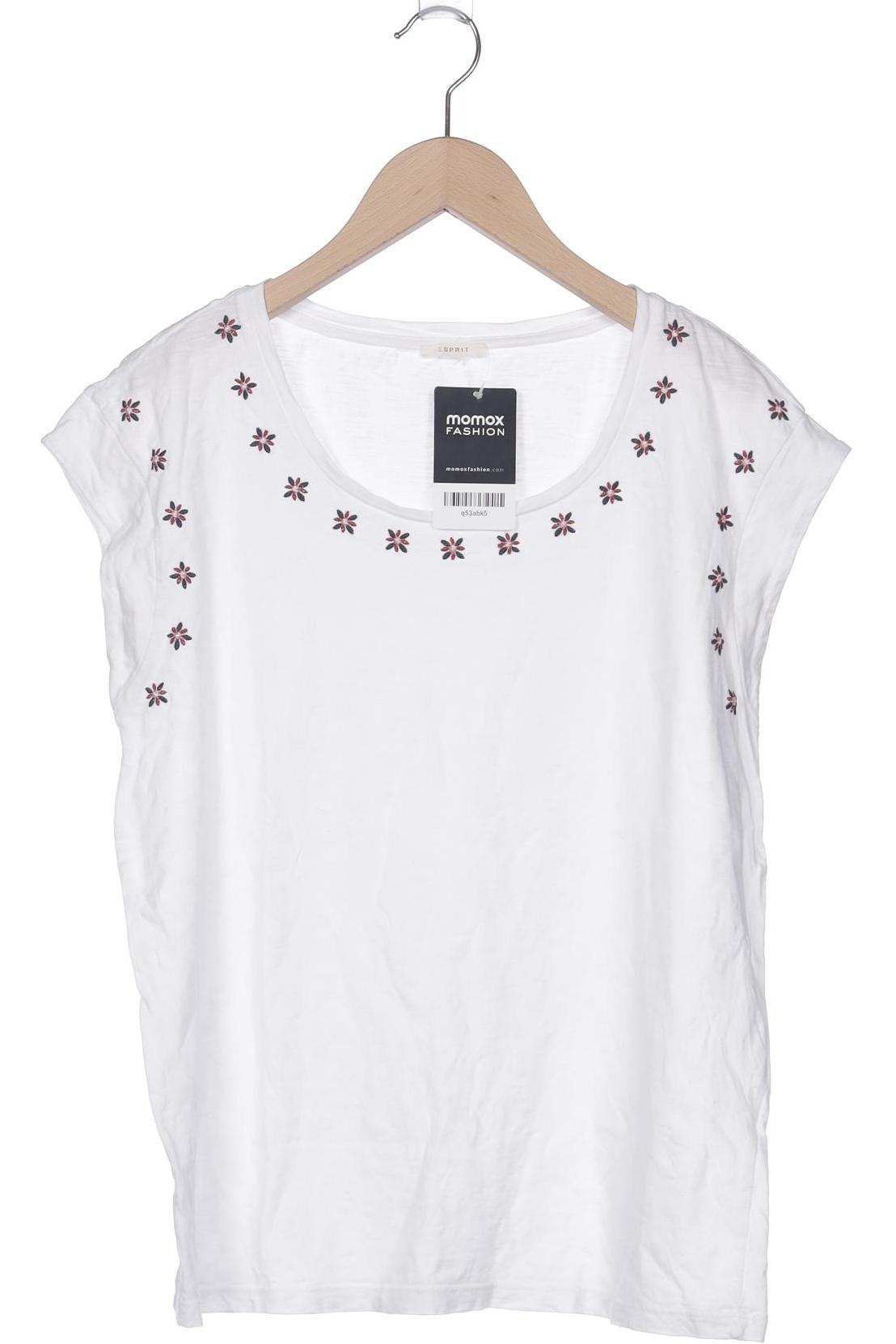 

Esprit Damen T-Shirt, weiß, Gr. 42