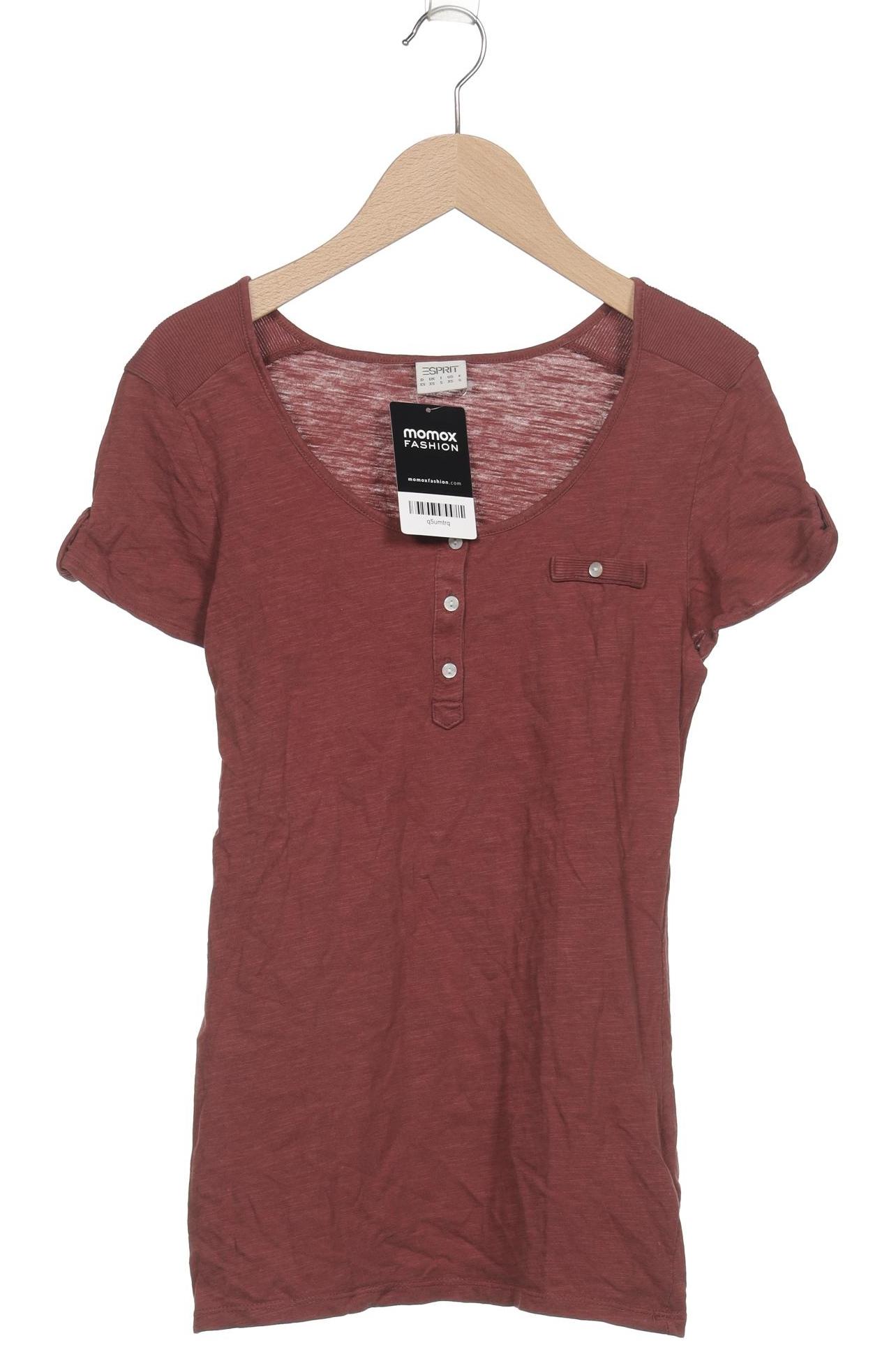 

Esprit Damen T-Shirt, bordeaux, Gr. 34