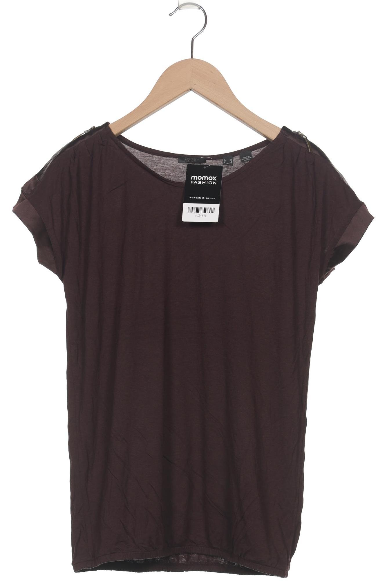 

Esprit Damen T-Shirt, bordeaux, Gr. 34