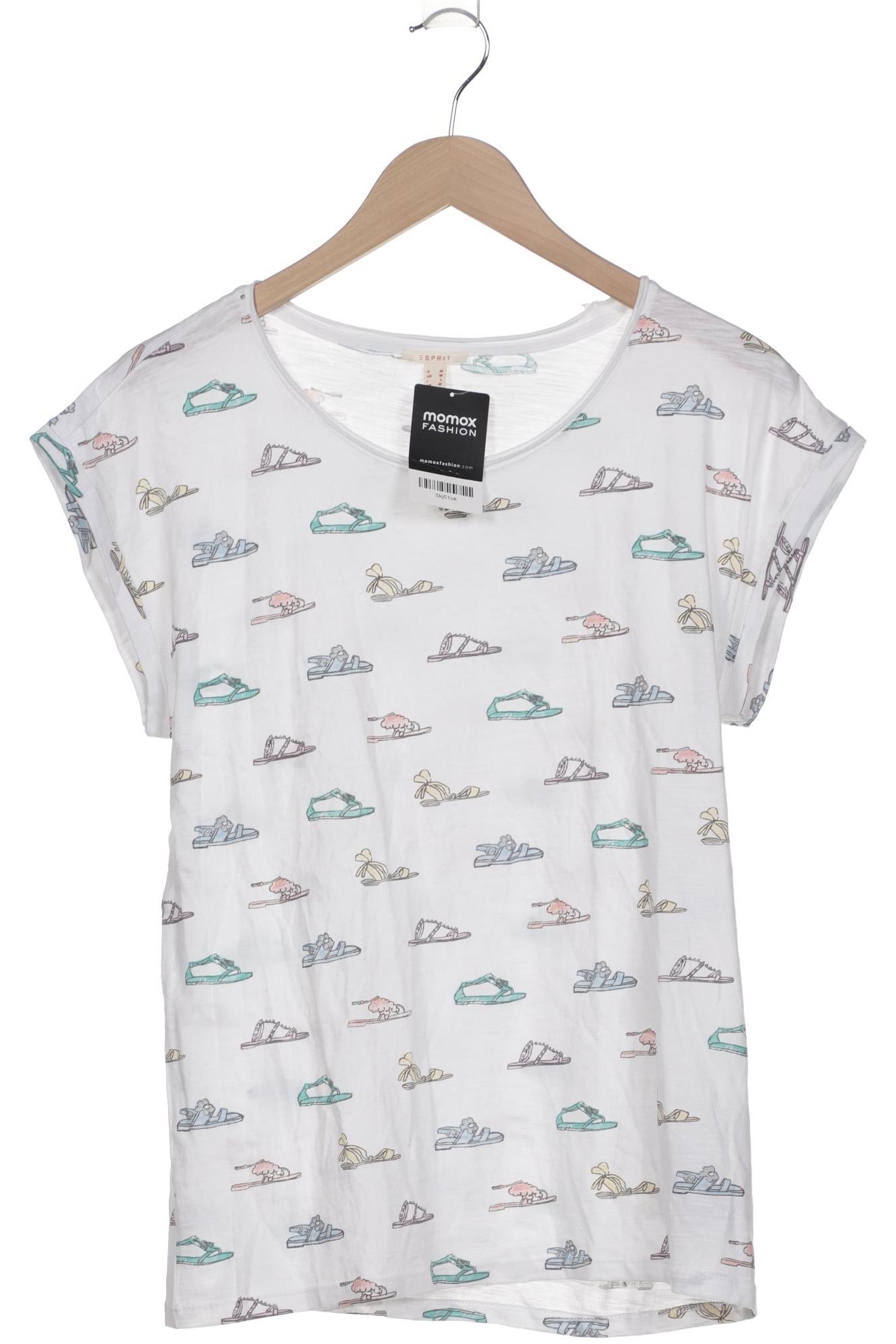 

Esprit Damen T-Shirt, weiß, Gr. 38