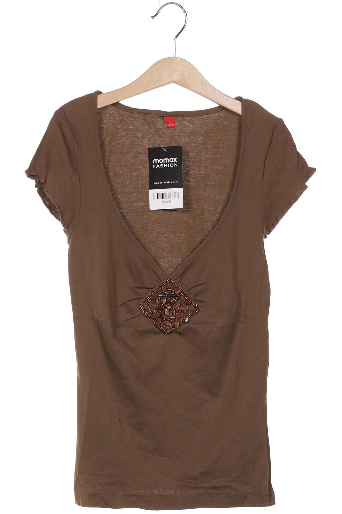 

Esprit Damen T-Shirt, braun, Gr. 34