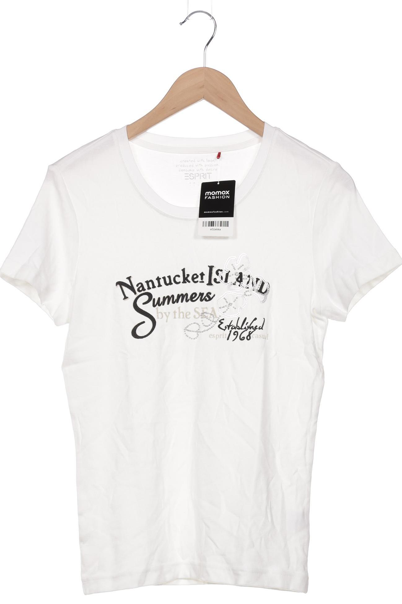 

Esprit Damen T-Shirt, weiß, Gr. 42