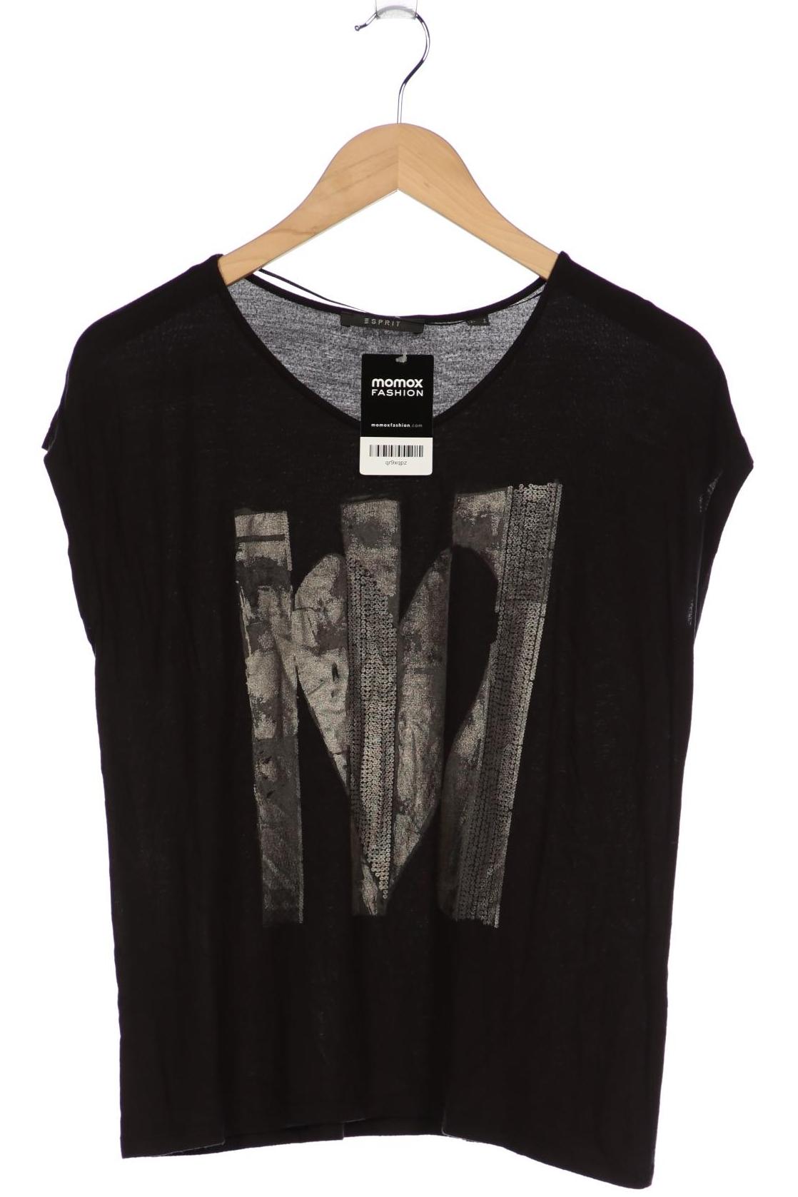

Esprit Damen T-Shirt, schwarz, Gr. 36
