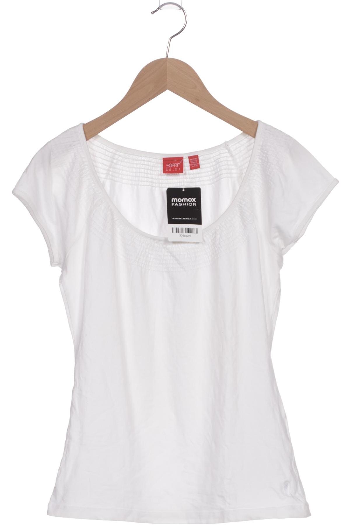 

Esprit Damen T-Shirt, weiß, Gr. 34