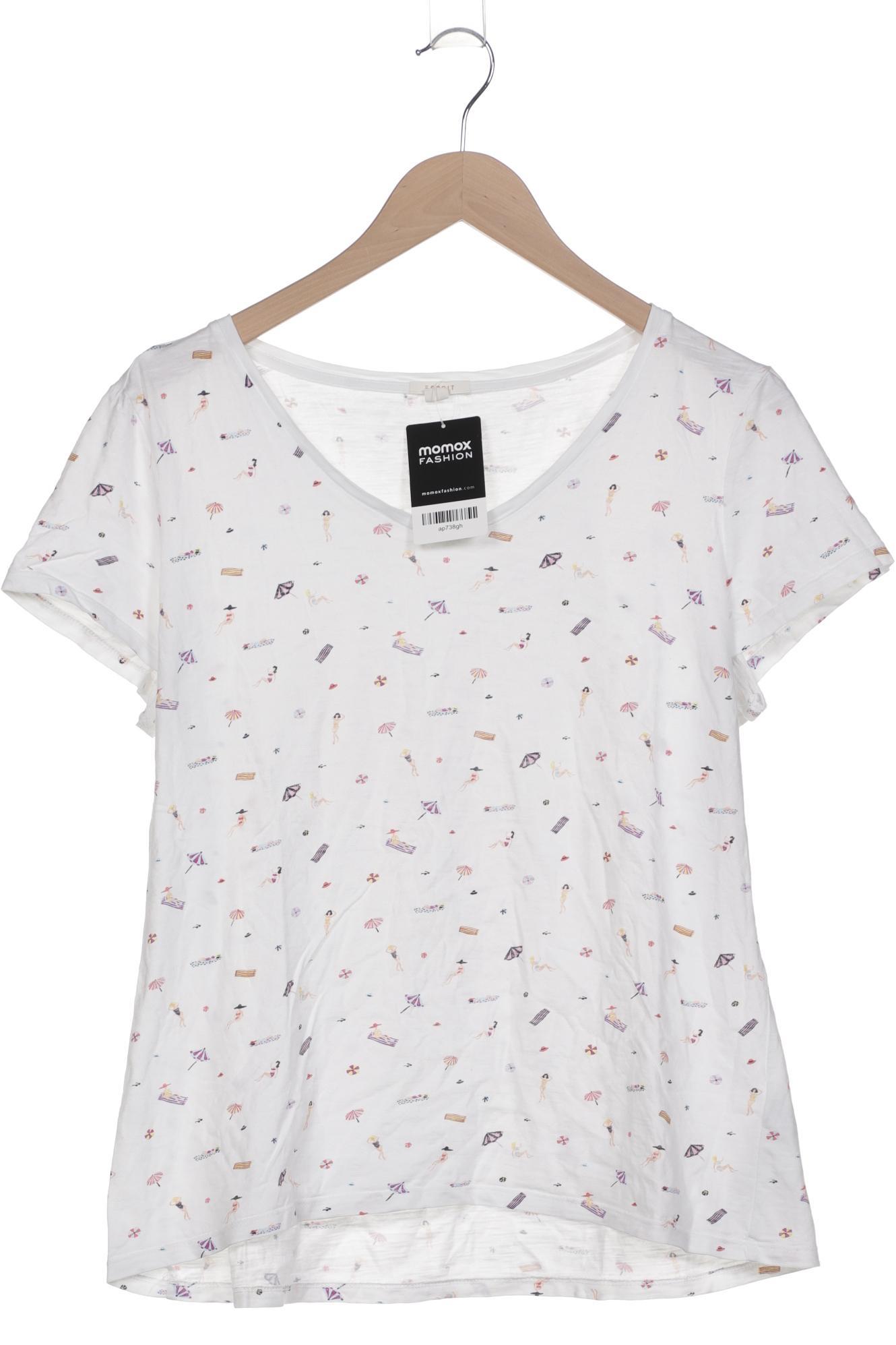 

Esprit Damen T-Shirt, weiß, Gr. 46