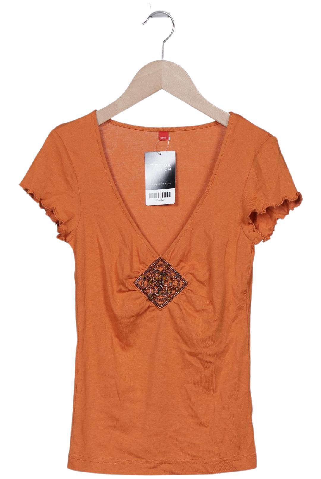 

Esprit Damen T-Shirt, orange, Gr. 34