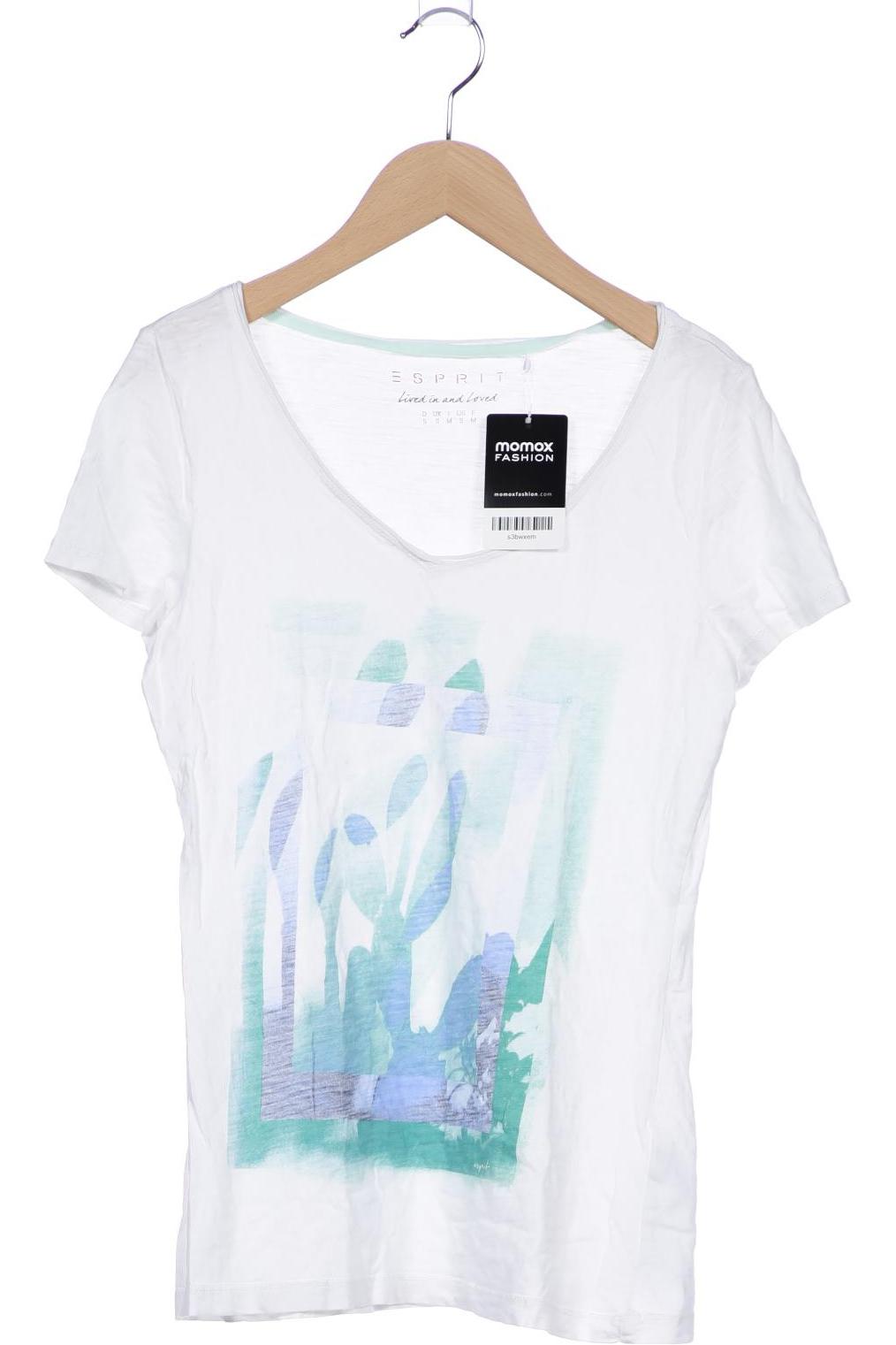 

Esprit Damen T-Shirt, weiß, Gr. 36
