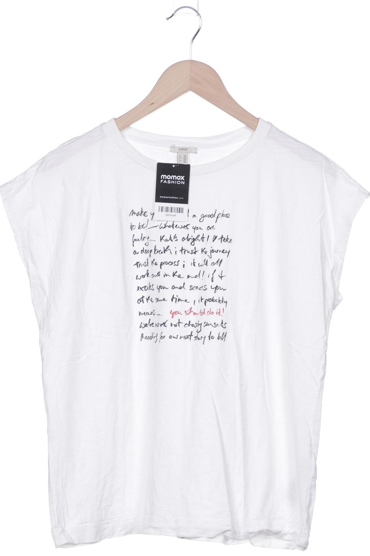 

Esprit Damen T-Shirt, weiß, Gr. 46