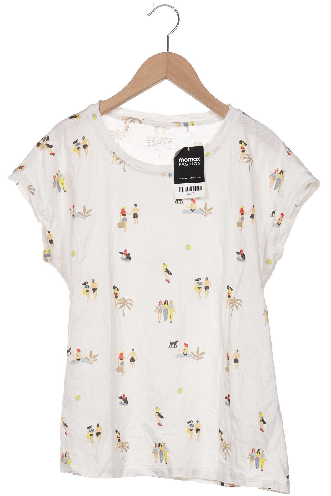 

Esprit Damen T-Shirt, weiß, Gr. 42