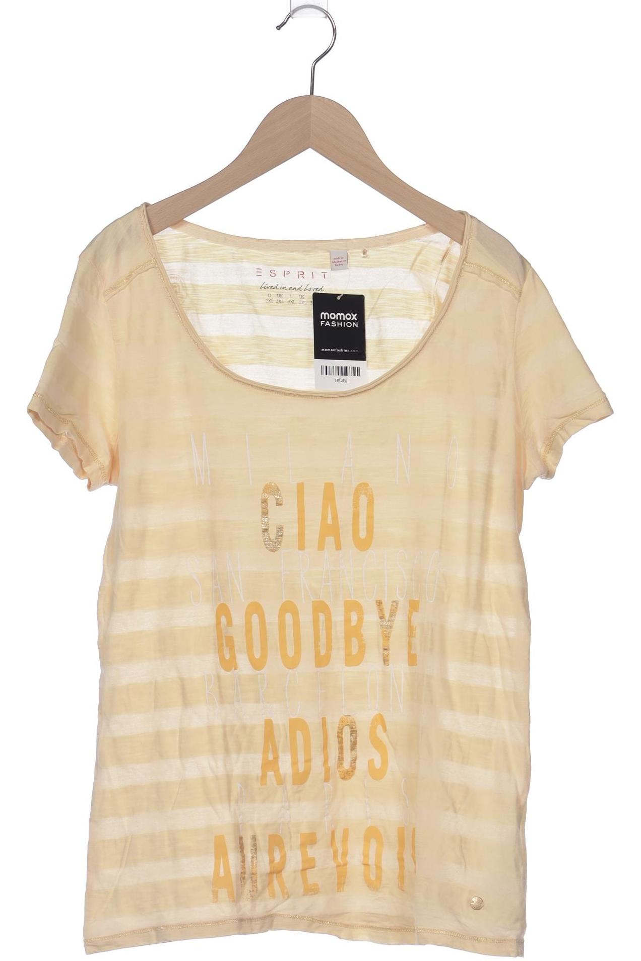 

Esprit Damen T-Shirt, gelb, Gr. 46