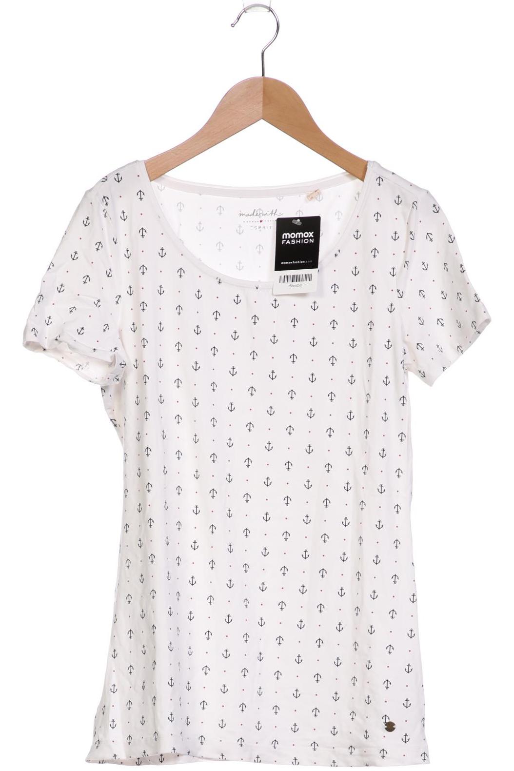 

Esprit Damen T-Shirt, weiß, Gr. 42
