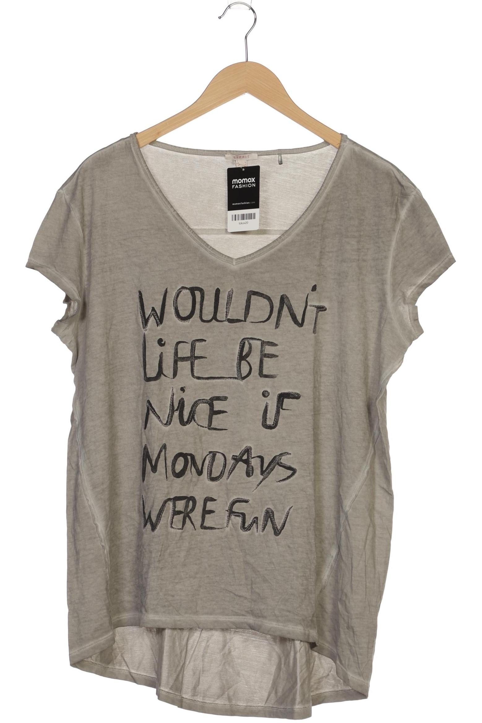 

Esprit Damen T-Shirt, grau, Gr. 42
