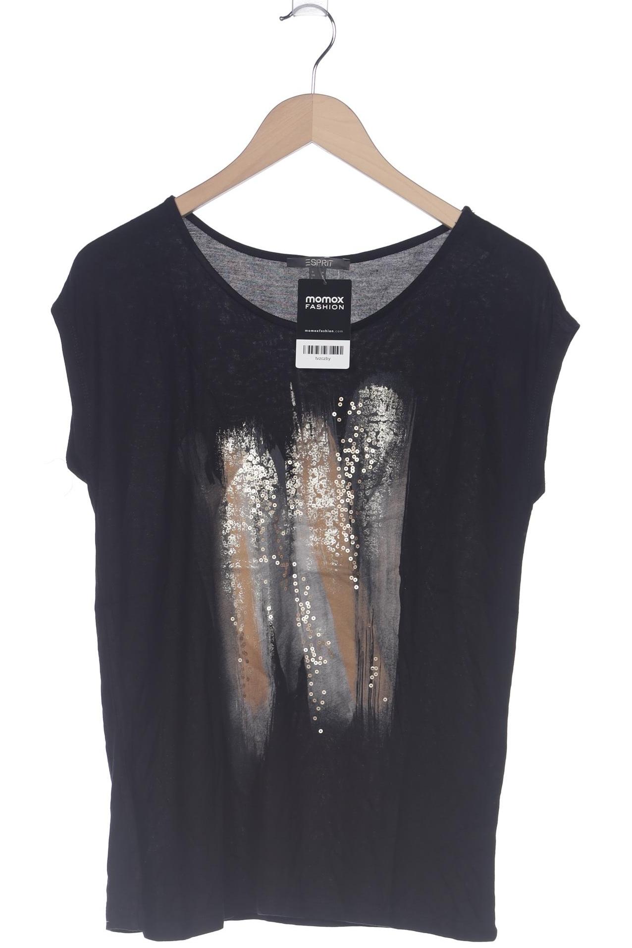 

Esprit Damen T-Shirt, schwarz, Gr. 38
