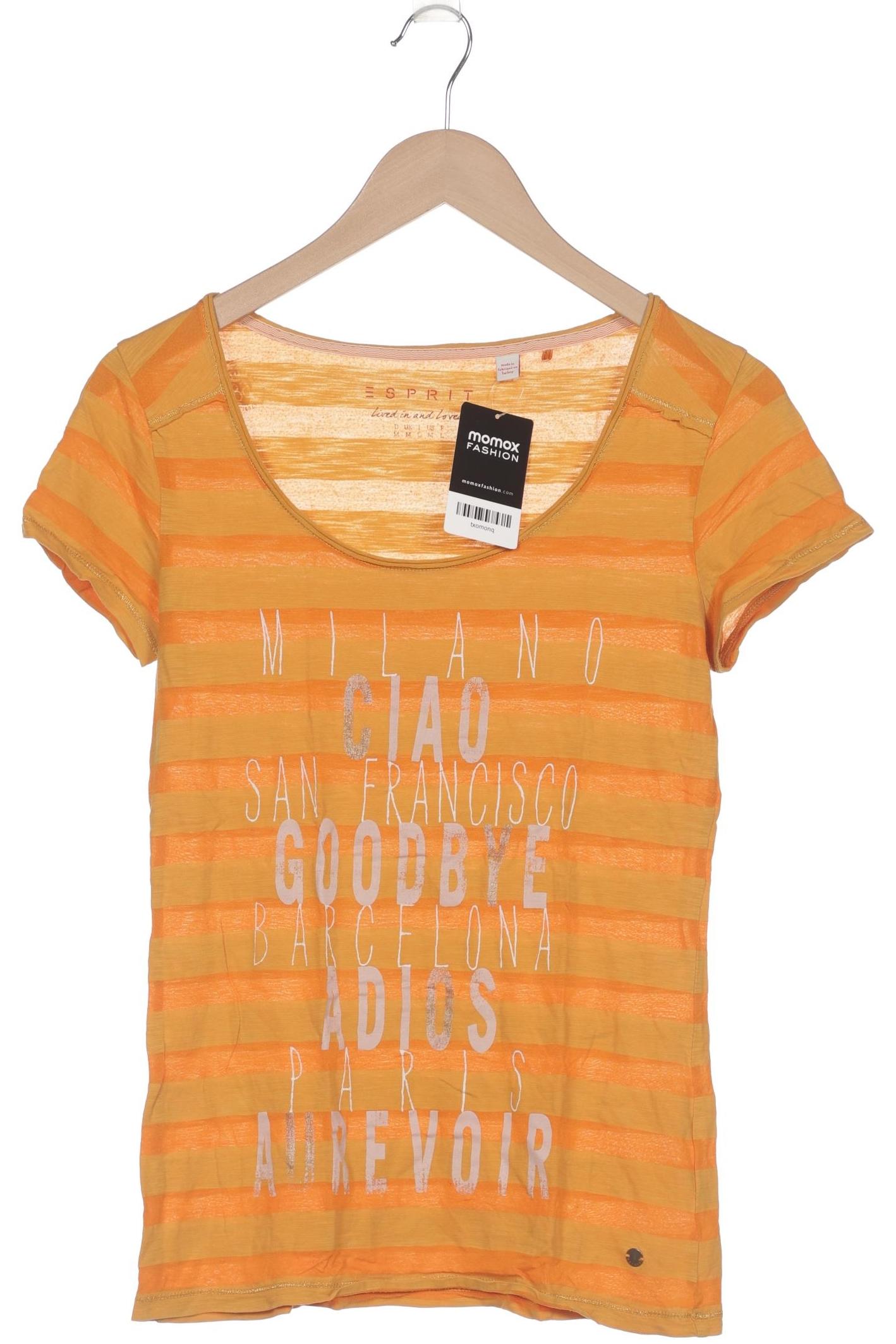 

Esprit Damen T-Shirt, orange, Gr. 38