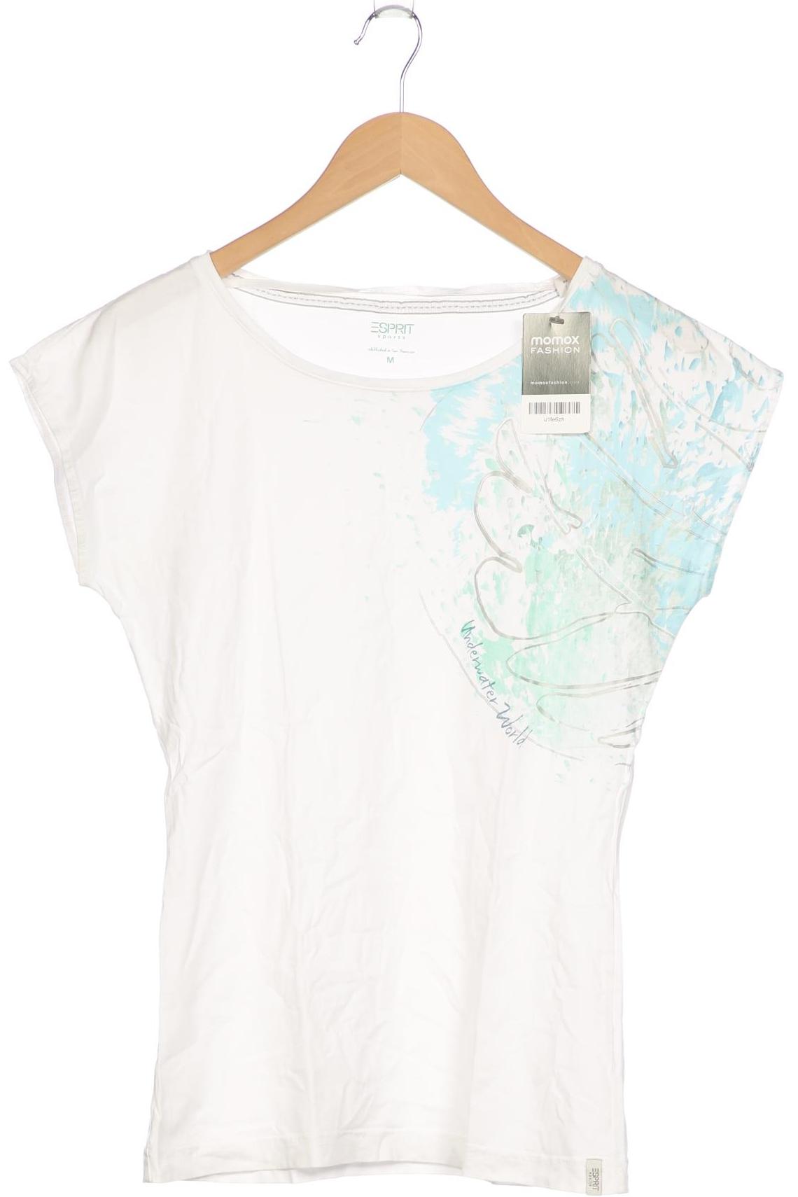 

Esprit Damen T-Shirt, weiß, Gr. 38