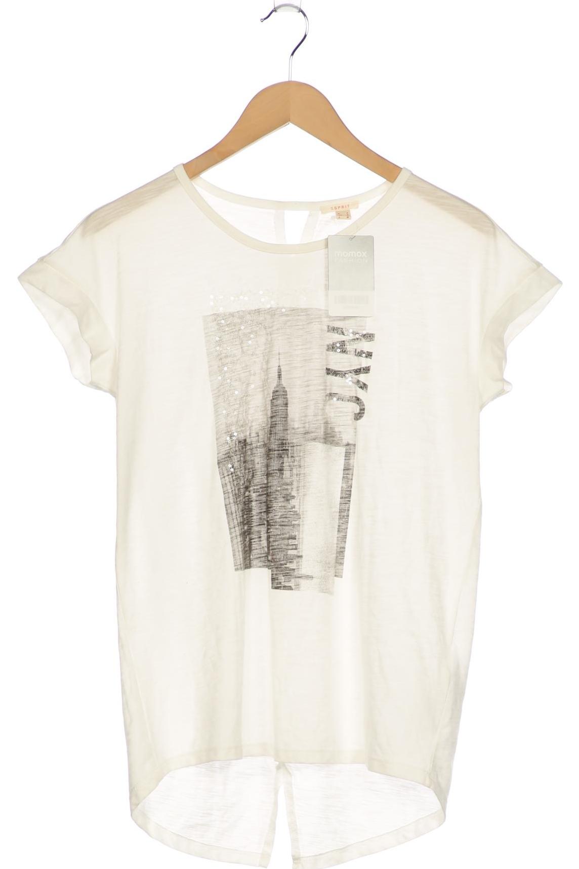 

Esprit Damen T-Shirt, weiß, Gr. 36