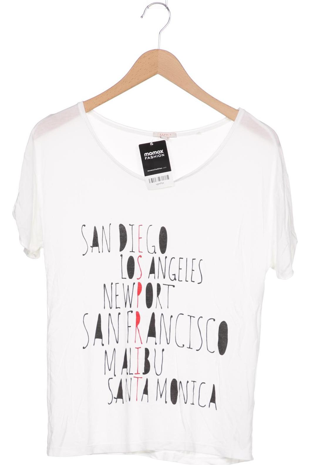 

Esprit Damen T-Shirt, weiß, Gr. 34