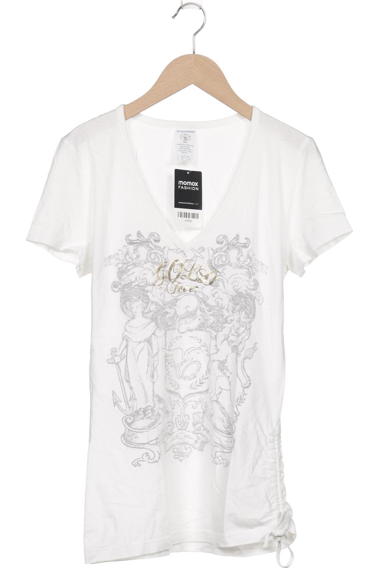

Esprit Damen T-Shirt, weiß, Gr. 36