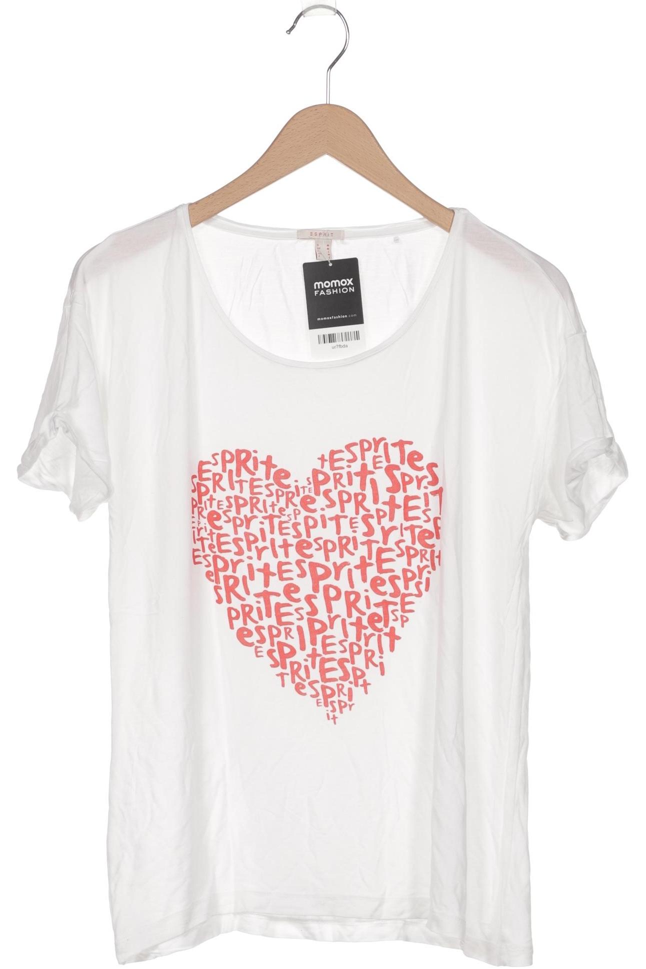 

Esprit Damen T-Shirt, weiß, Gr. 38