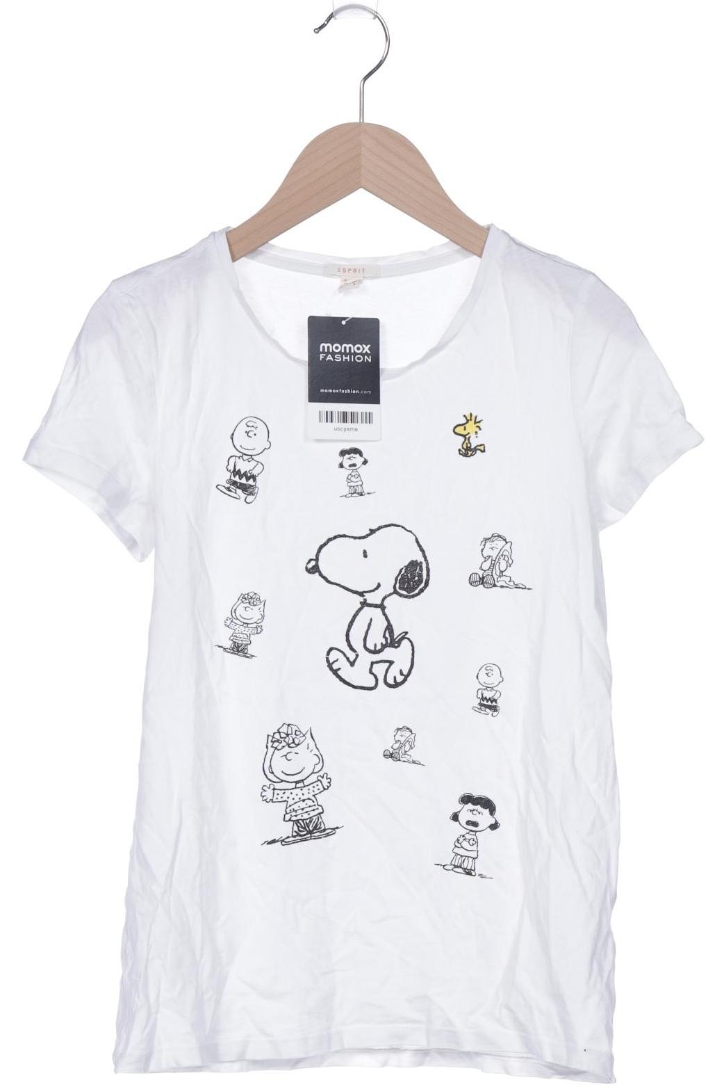 

Esprit Damen T-Shirt, weiß, Gr. 34