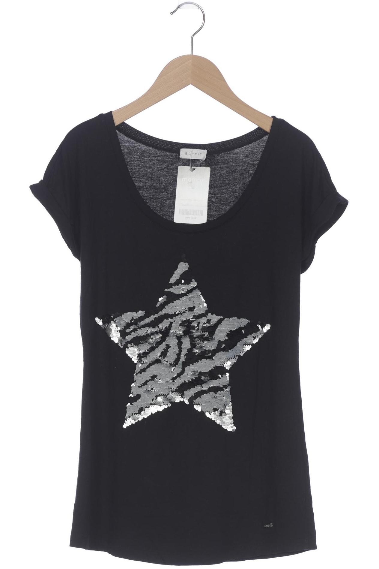

Esprit Damen T-Shirt, schwarz, Gr. 36