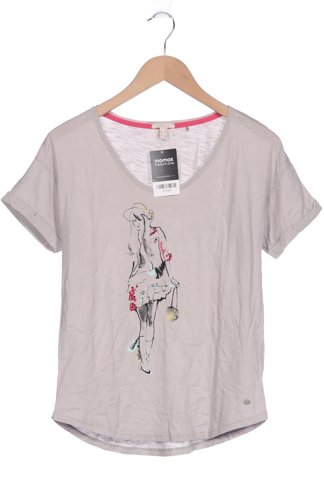 

Esprit Damen T-Shirt, grau, Gr. 34