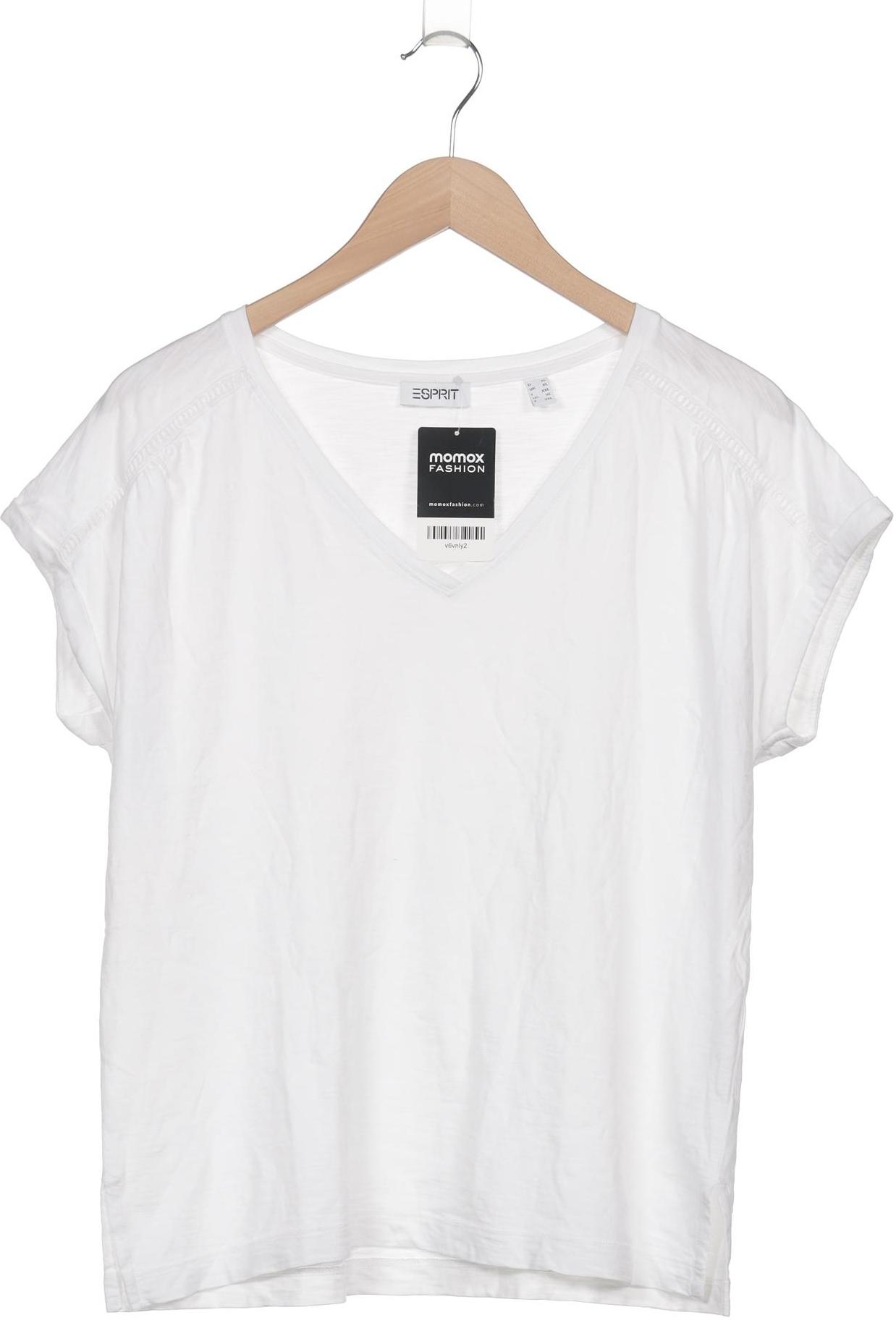 

Esprit Damen T-Shirt, weiß, Gr. 44