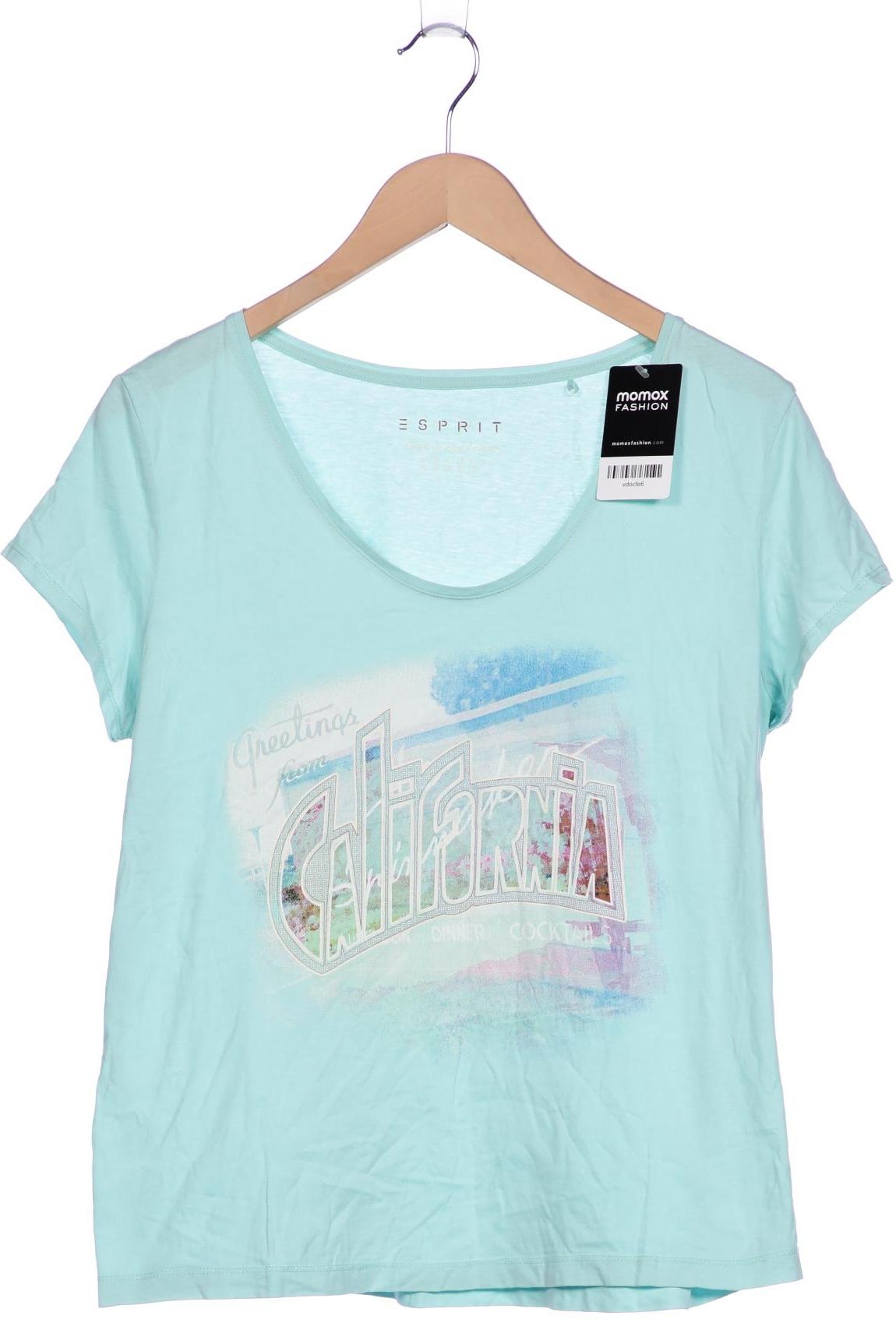 

Esprit Damen T-Shirt, türkis, Gr. 44