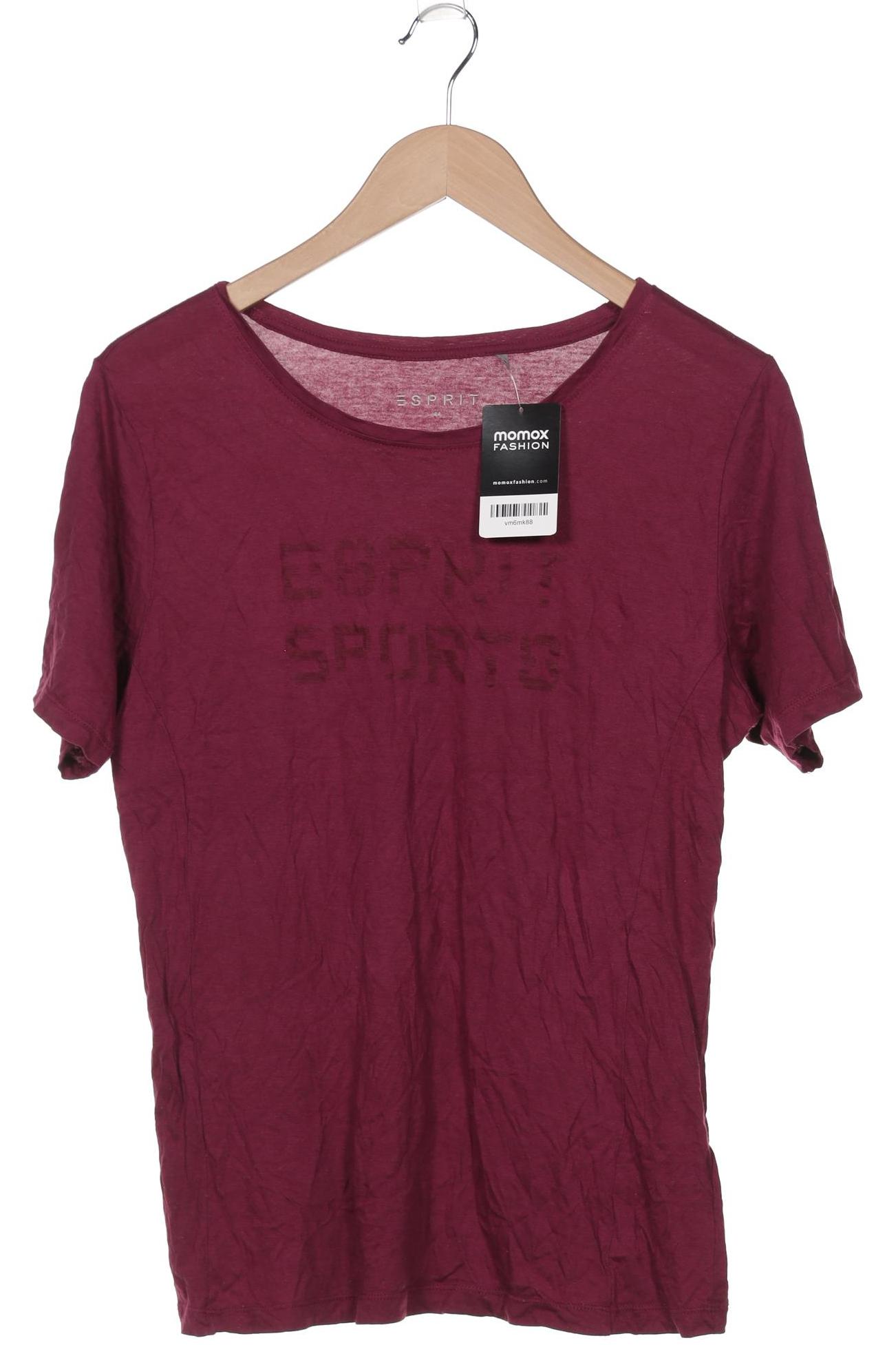 

Esprit Damen T-Shirt, bordeaux, Gr. 44