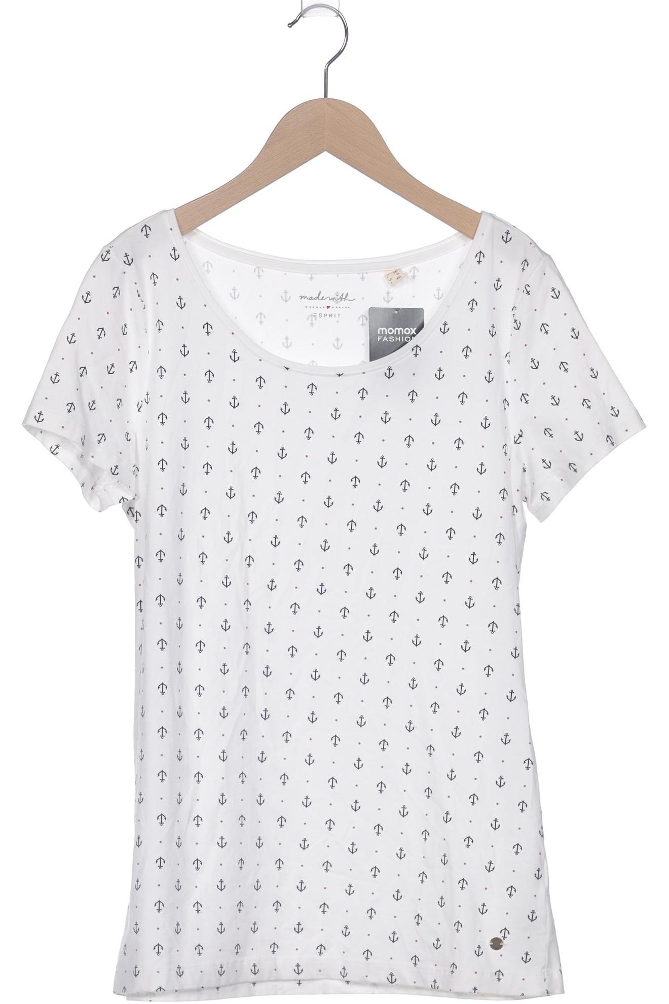 

Esprit Damen T-Shirt, weiß, Gr. 44