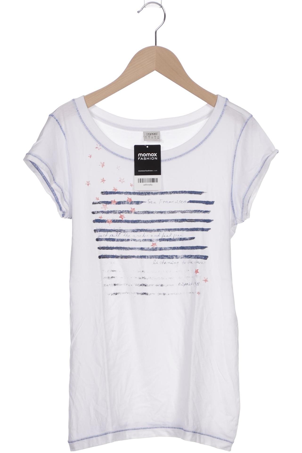 

Esprit Damen T-Shirt, weiß, Gr. 36