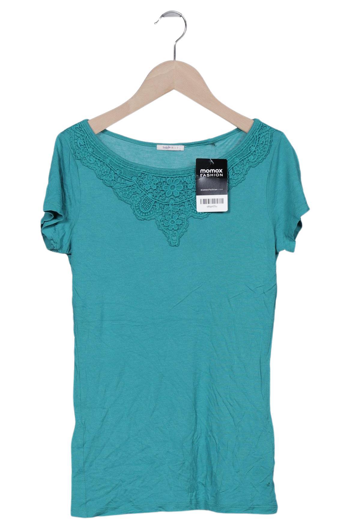 

Esprit Damen T-Shirt, türkis, Gr. 30