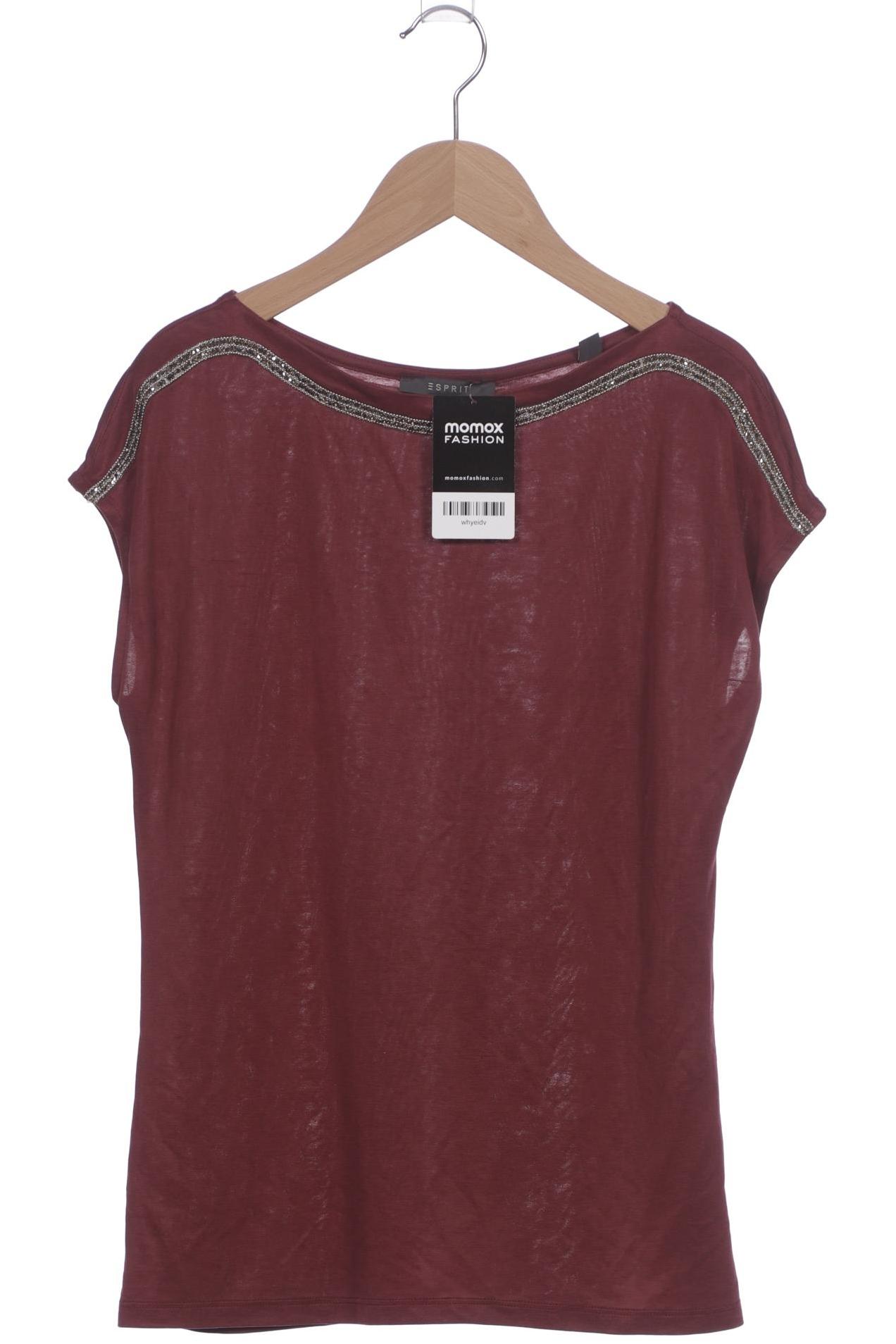 

Esprit Damen T-Shirt, bordeaux, Gr. 34