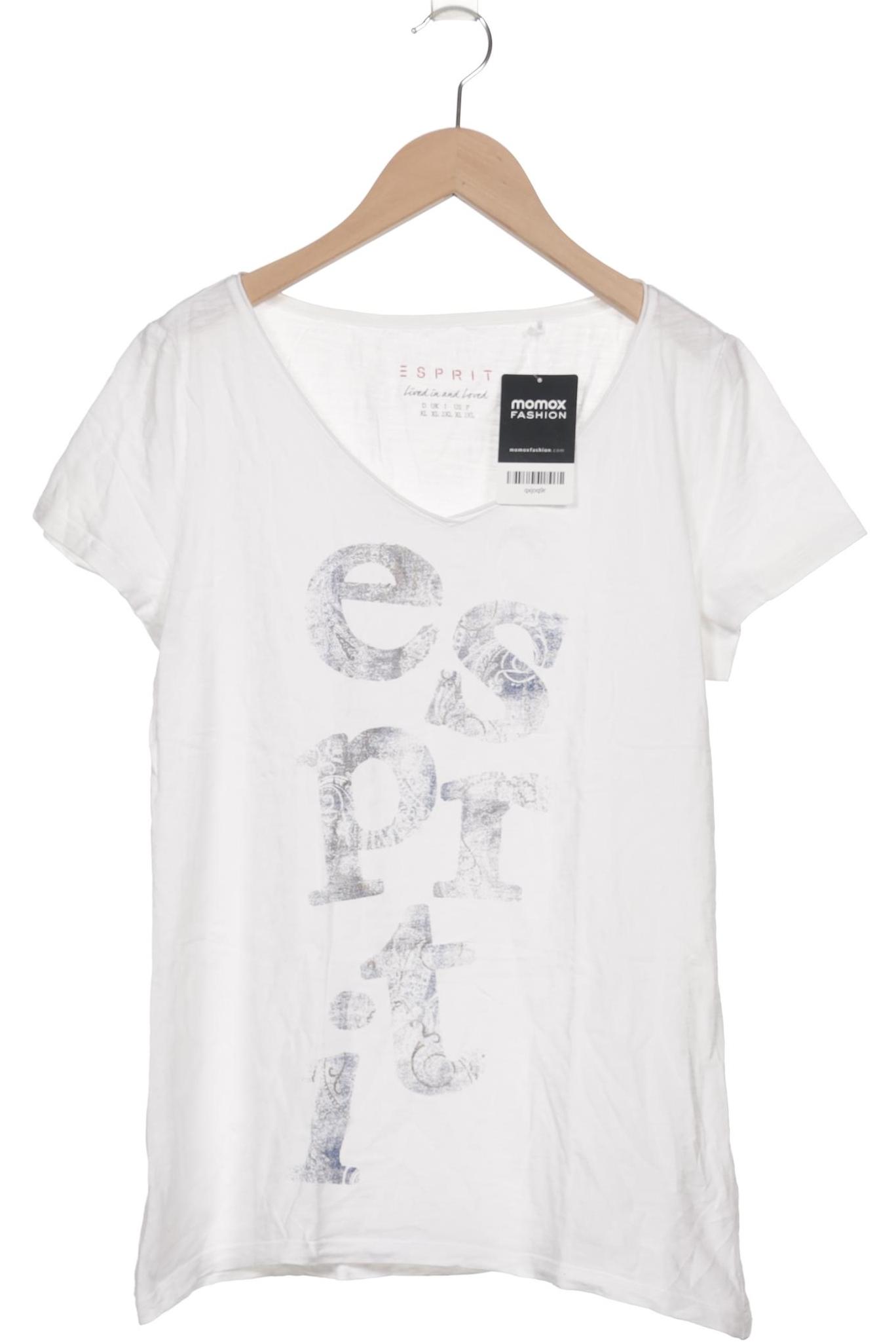 

Esprit Damen T-Shirt, weiß, Gr. 44