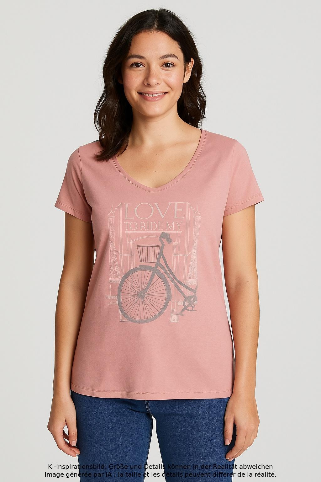 

Esprit Damen T-Shirt, pink, Gr. 42