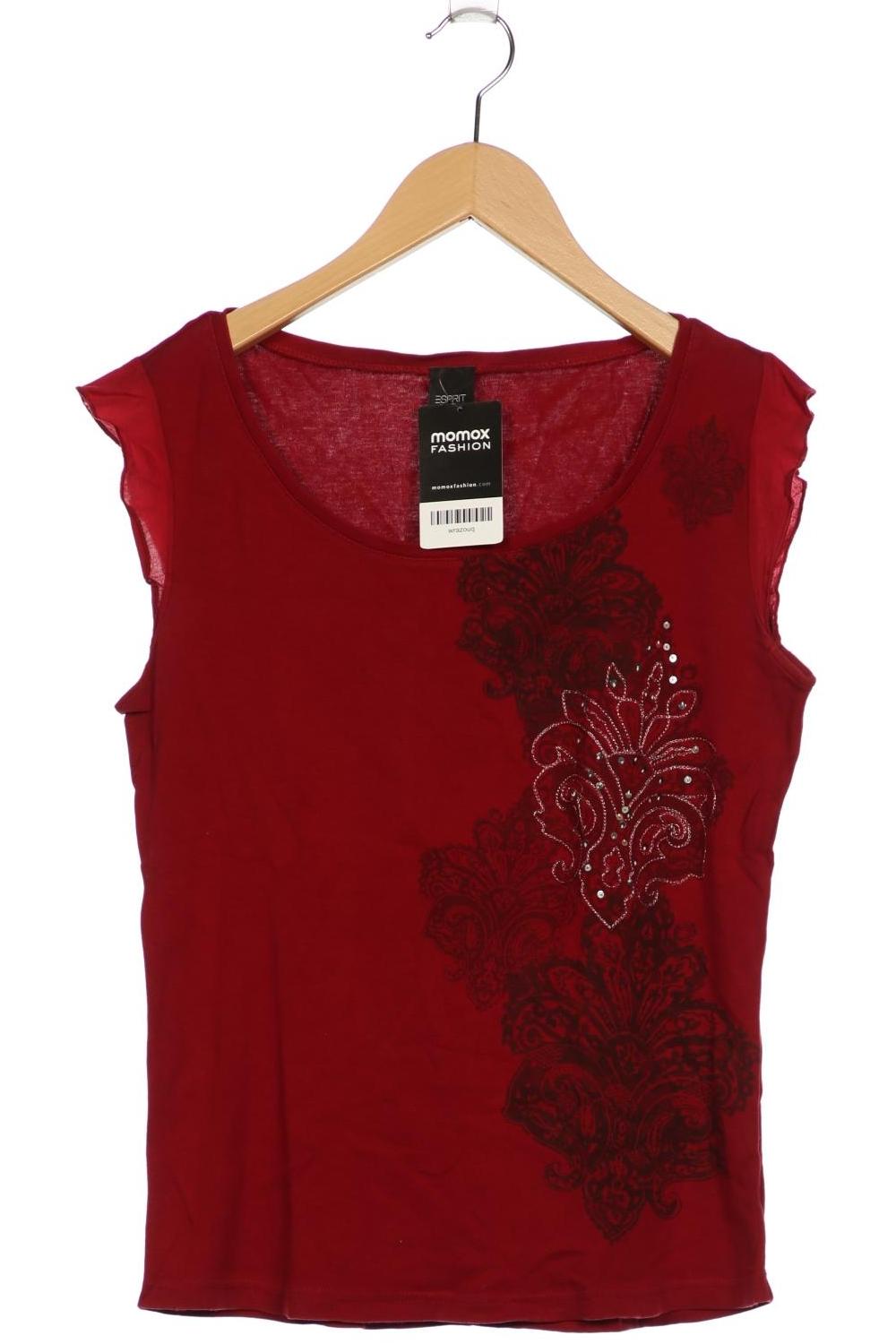 

Esprit Damen T-Shirt, bordeaux, Gr. 44