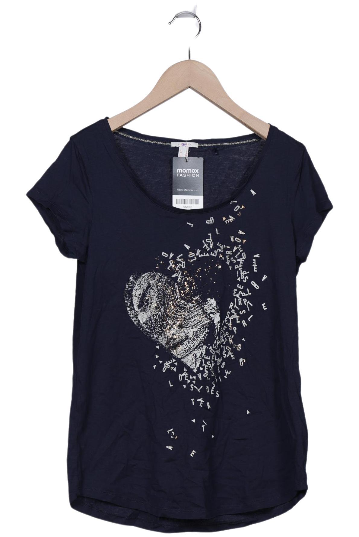 

Esprit Damen T-Shirt, marineblau, Gr. 36