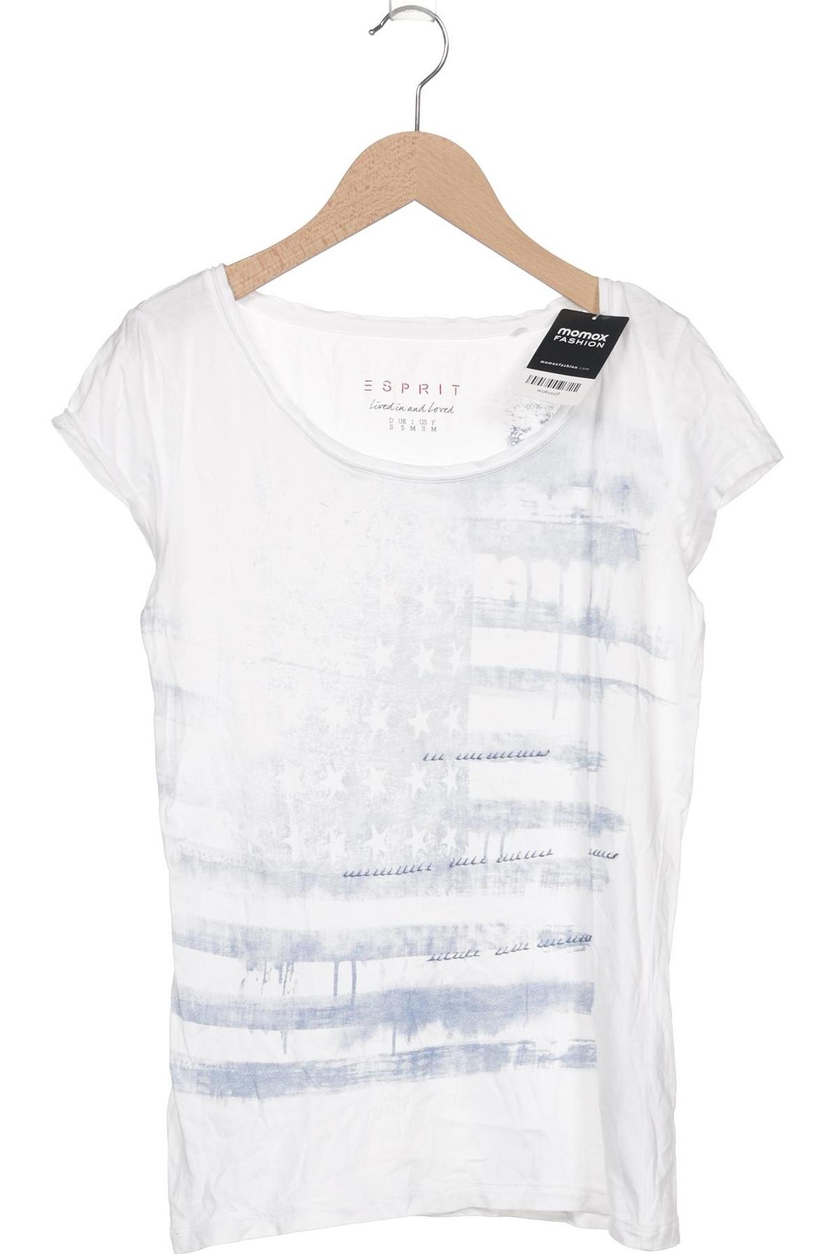 

Esprit Damen T-Shirt, weiß, Gr. 36