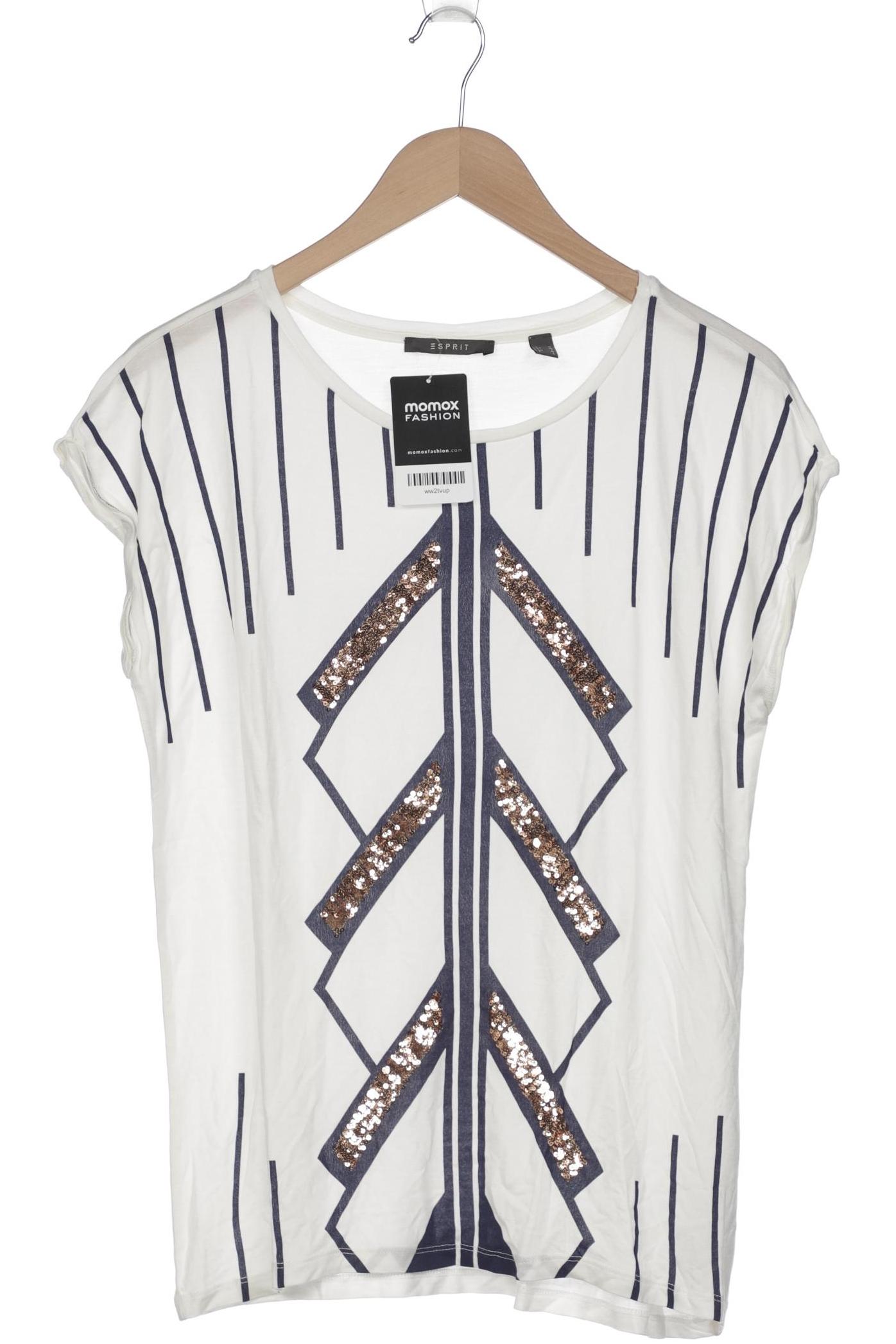 

Esprit Damen T-Shirt, weiß, Gr. 38