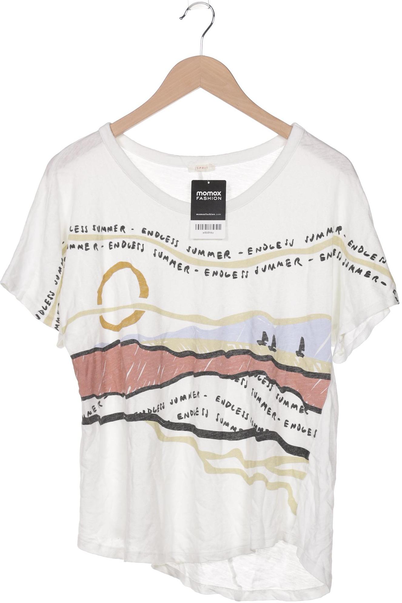 

Esprit Damen T-Shirt, weiß, Gr. 44