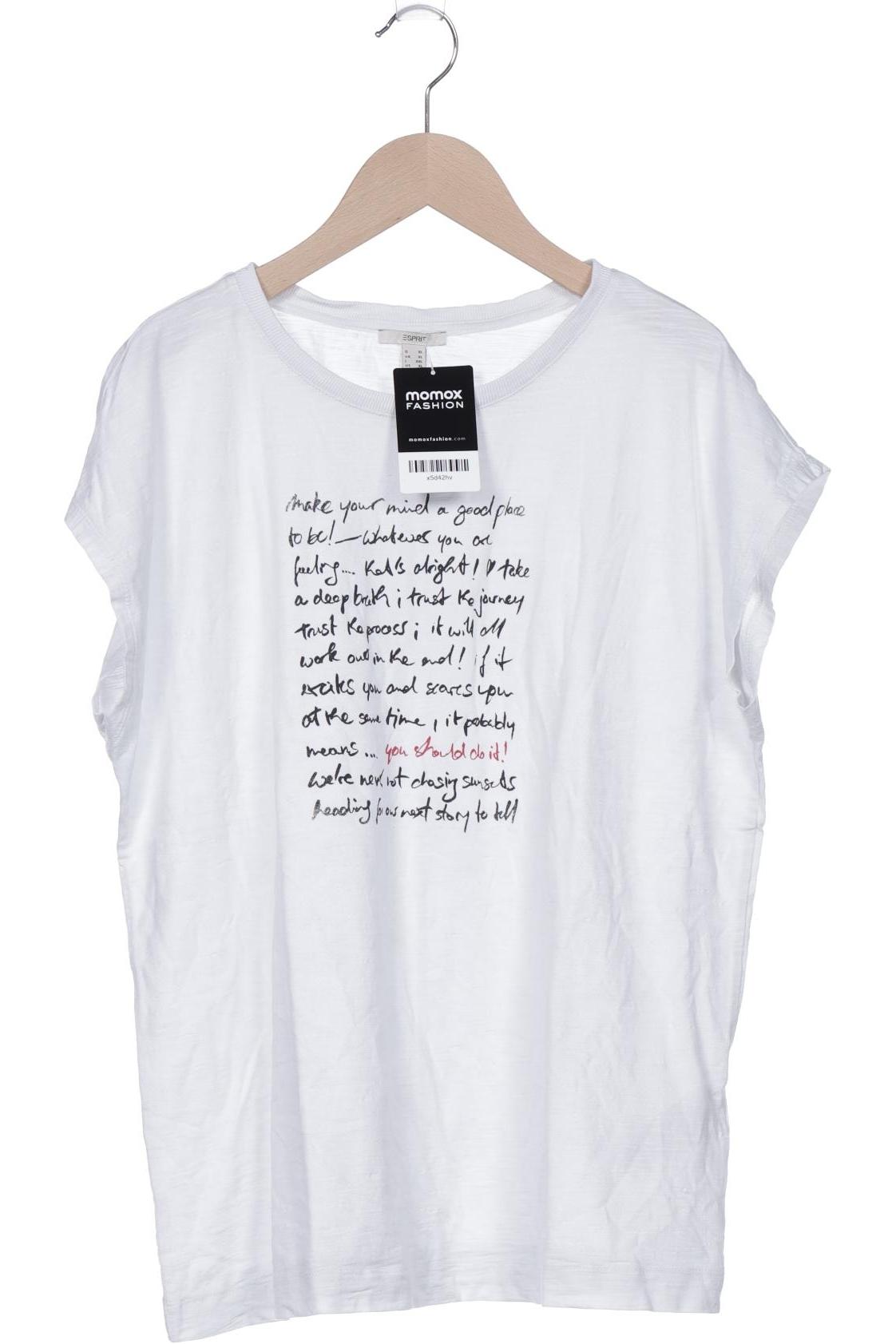 

Esprit Damen T-Shirt, weiß, Gr. 44