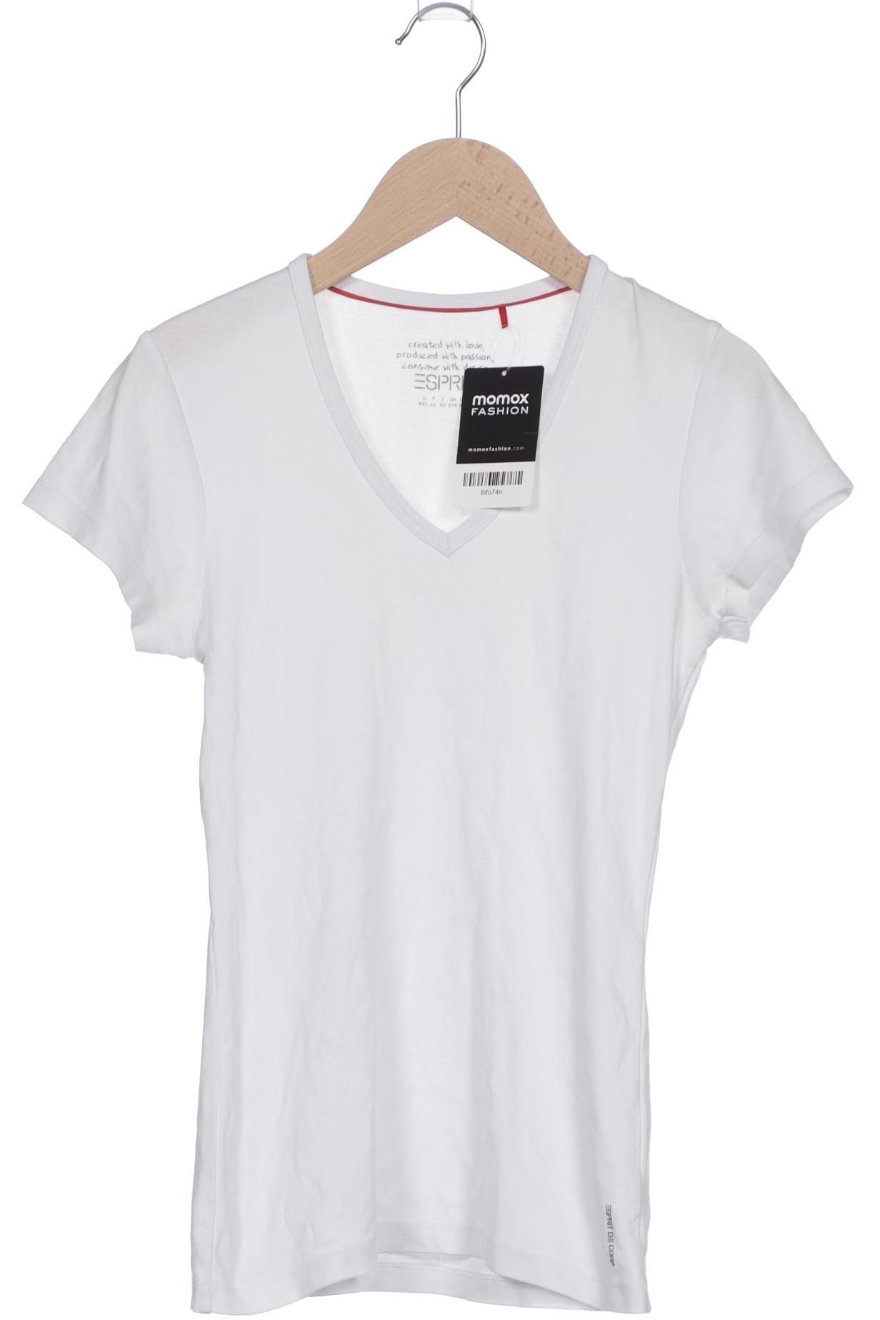 

Esprit Damen T-Shirt, weiß, Gr. 32