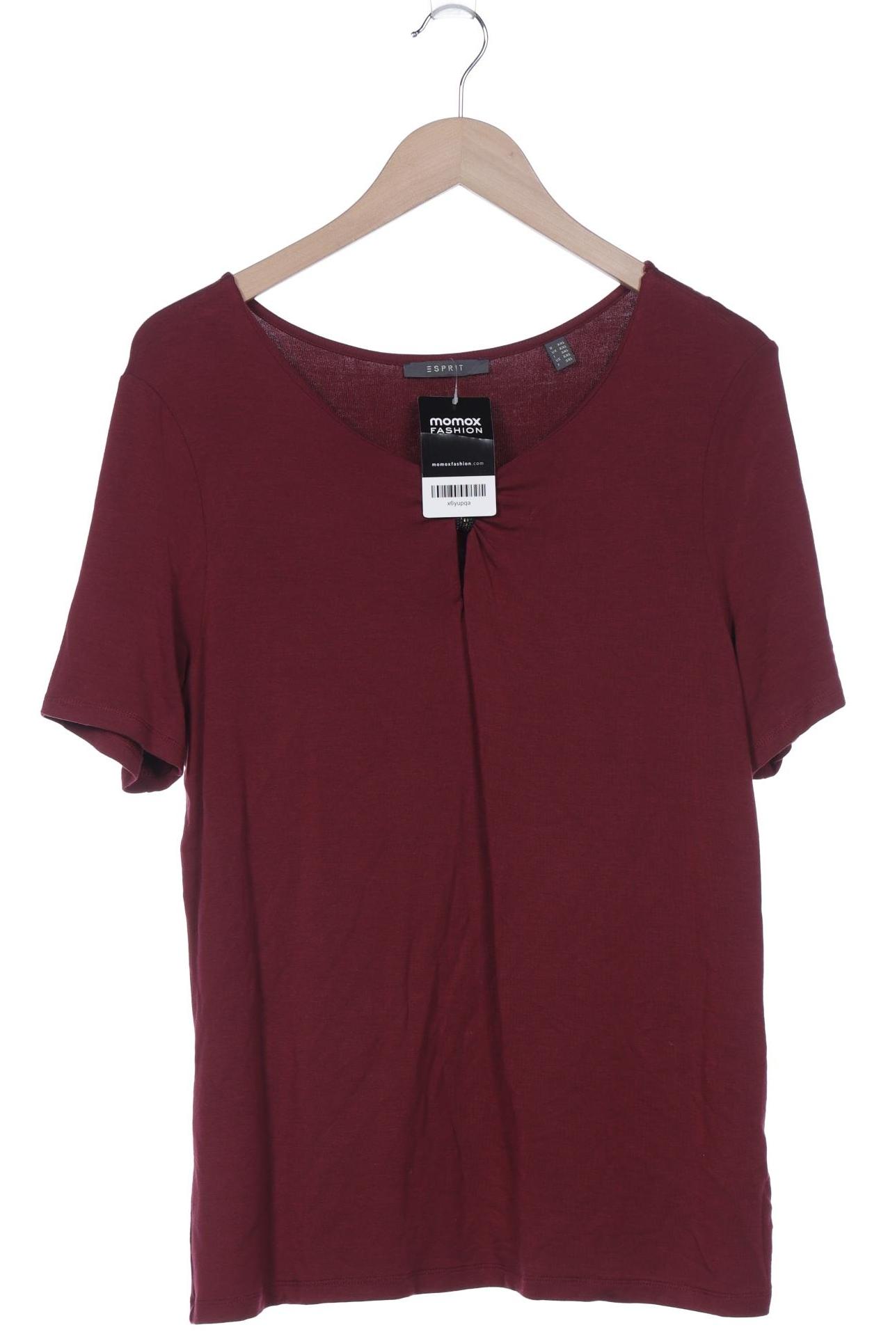

Esprit Damen T-Shirt, bordeaux, Gr. 46