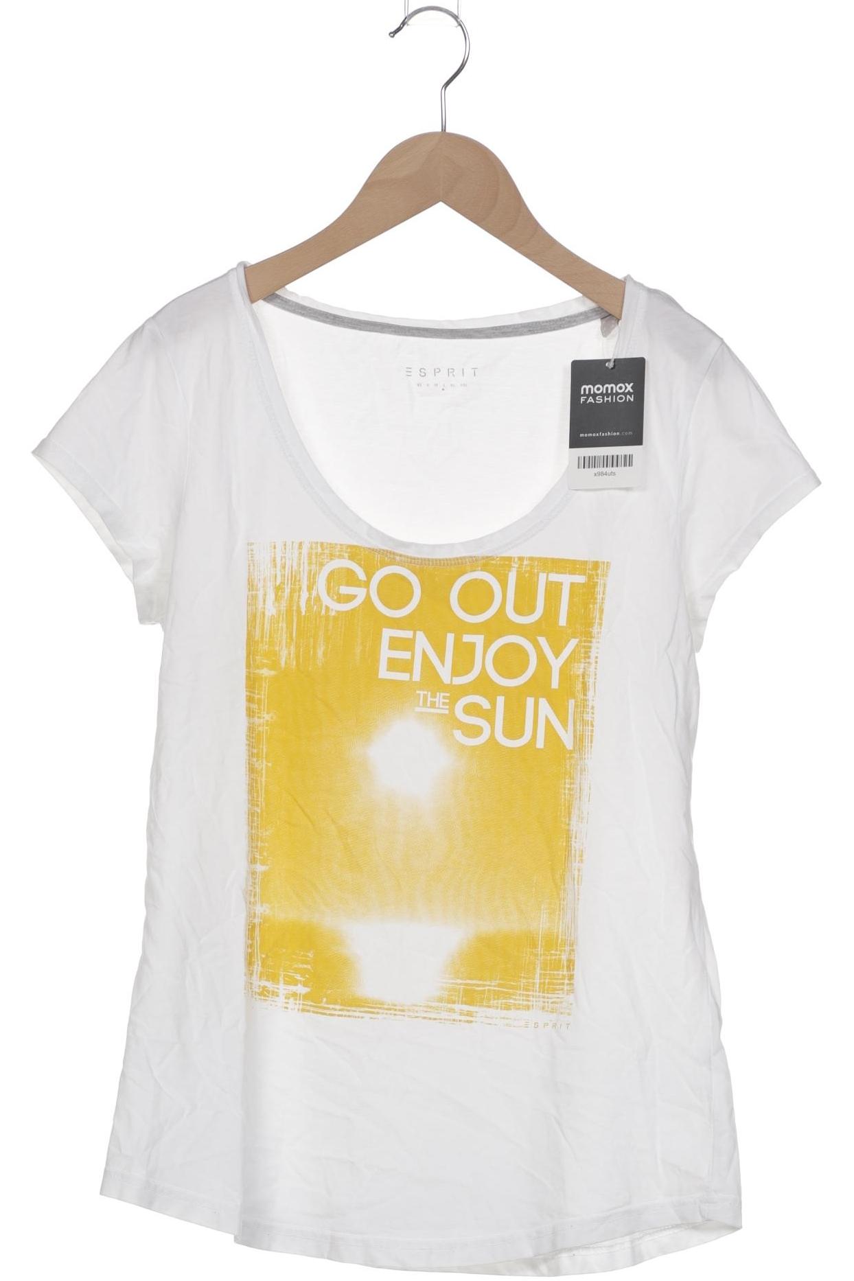 

Esprit Damen T-Shirt, weiß, Gr. 42