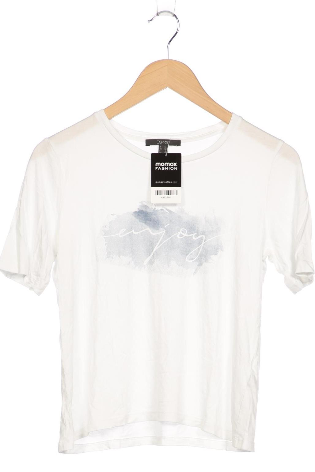 

Esprit Damen T-Shirt, weiß, Gr. 34
