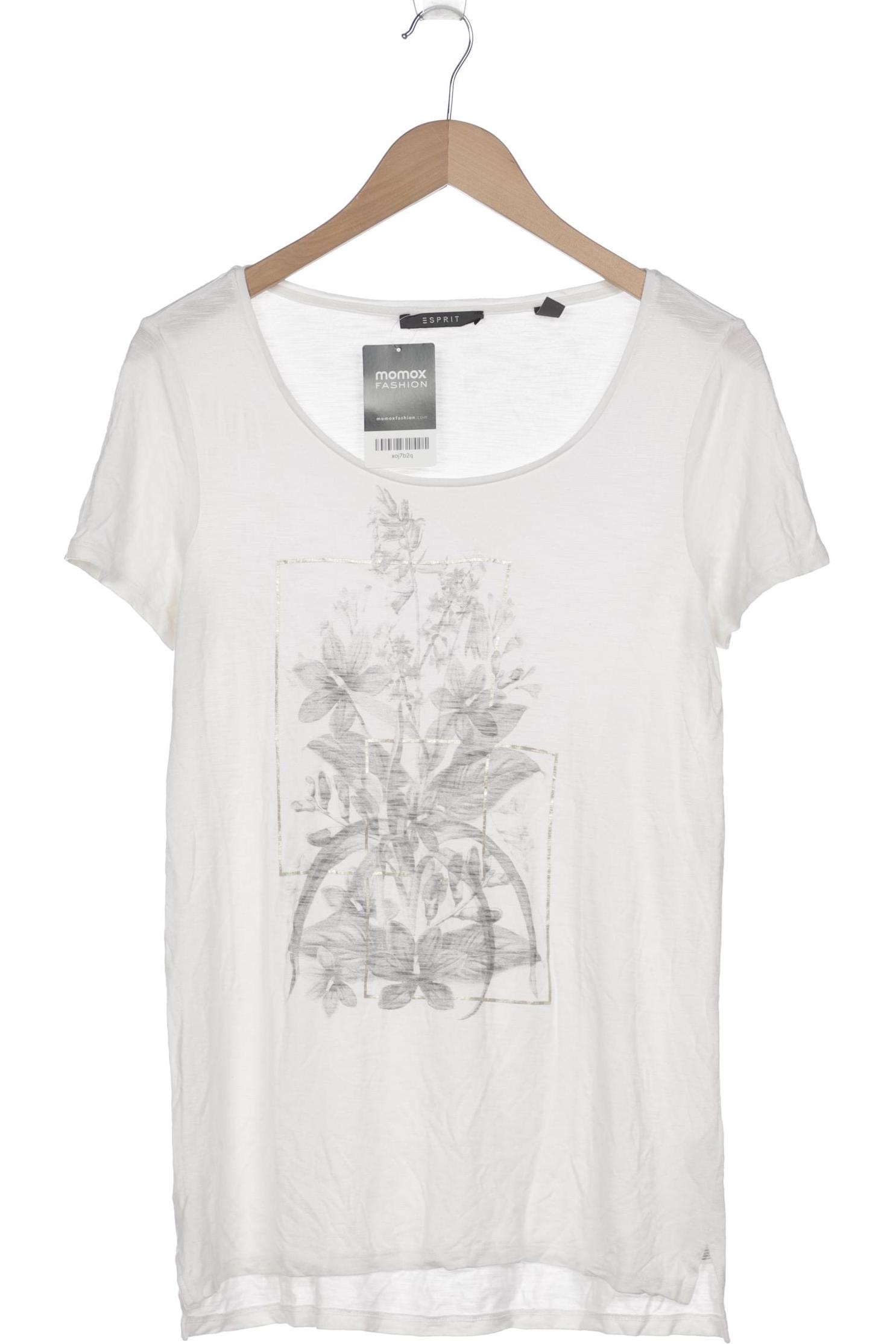 

Esprit Damen T-Shirt, weiß, Gr. 38