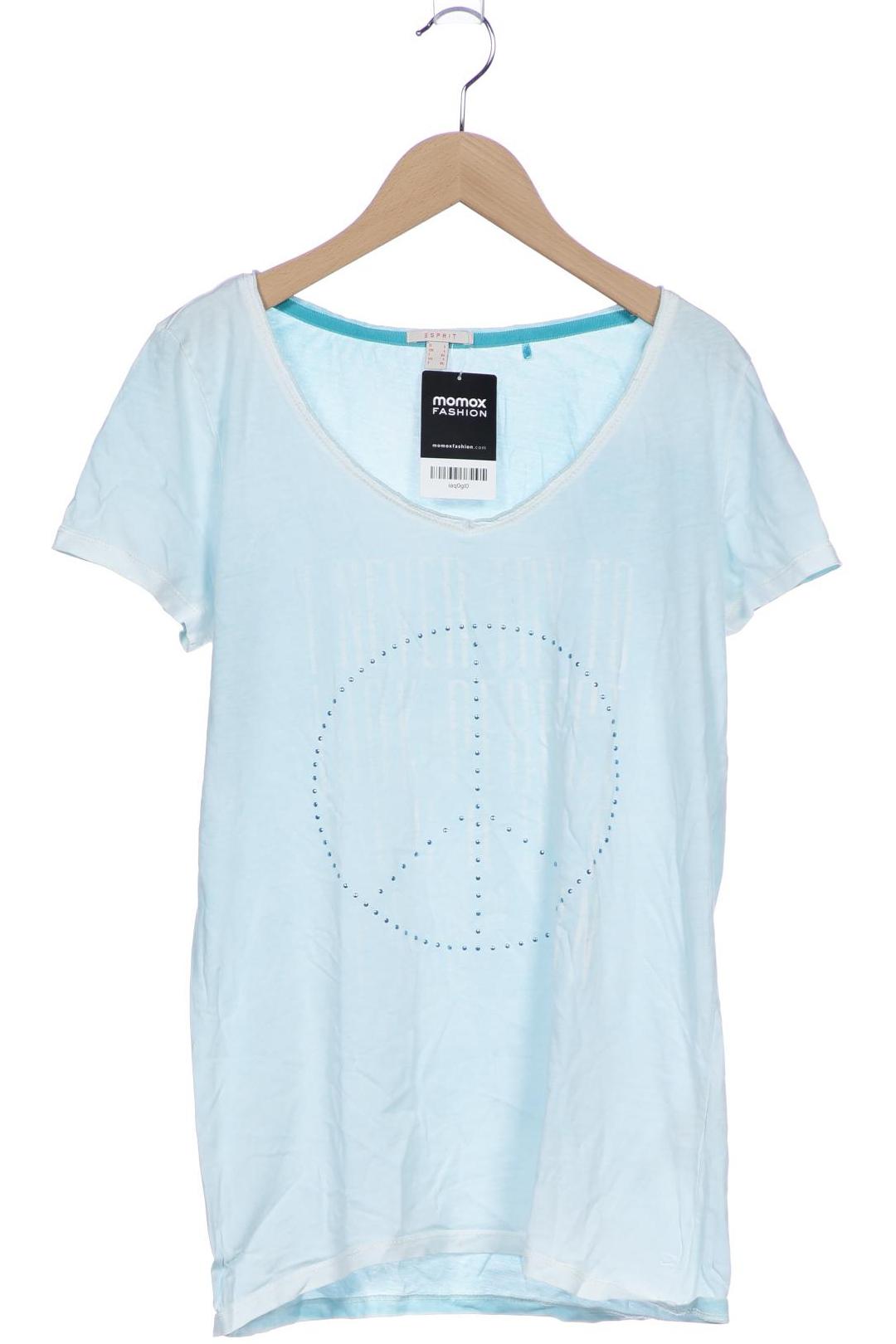 

Esprit Damen T-Shirt, hellblau, Gr. 42