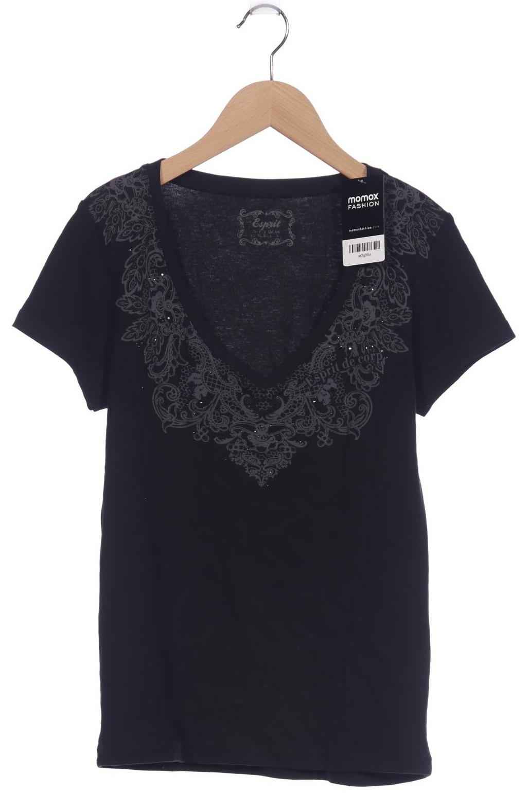 

Esprit Damen T-Shirt, schwarz, Gr. 42