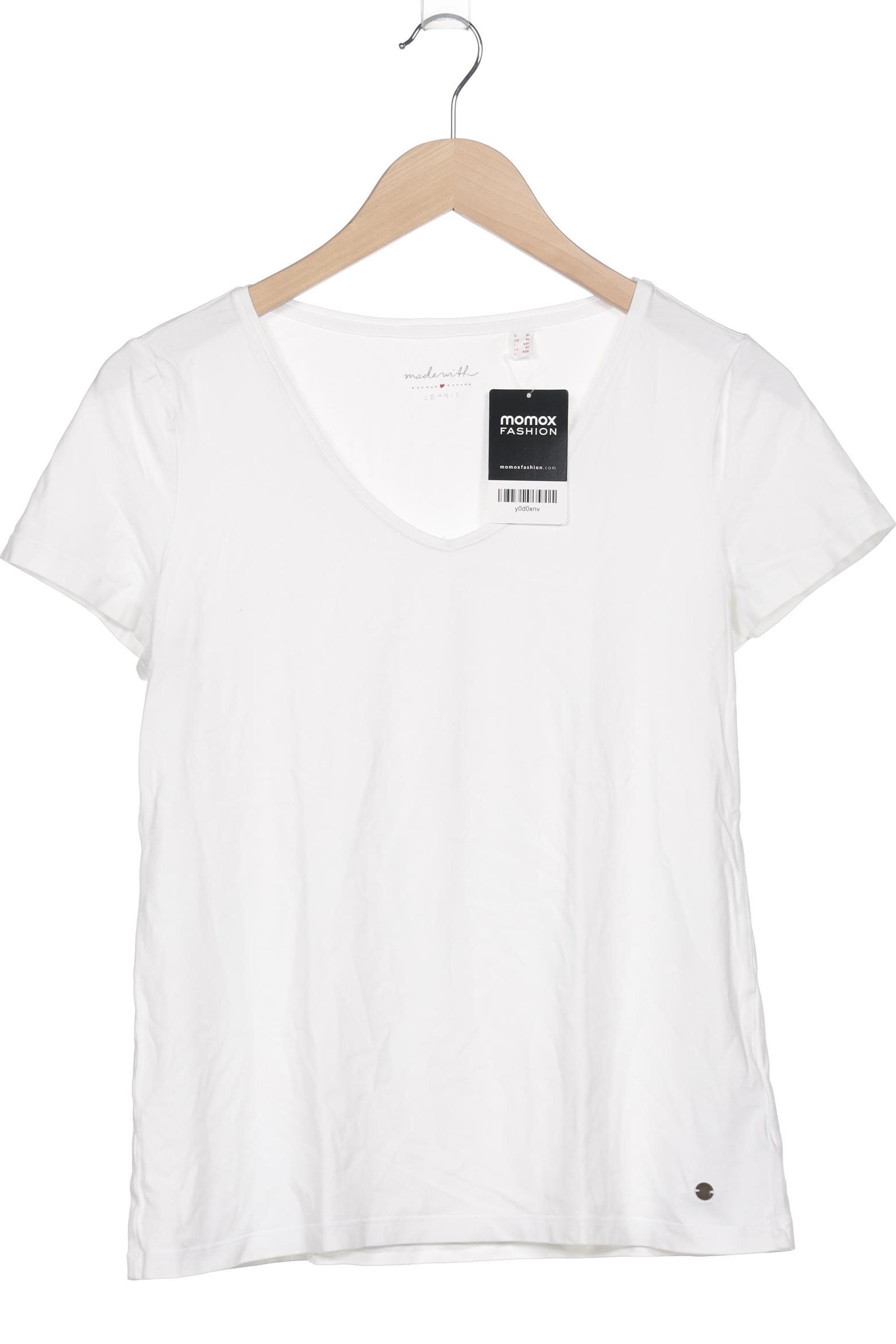 

Esprit Damen T-Shirt, weiß, Gr. 44